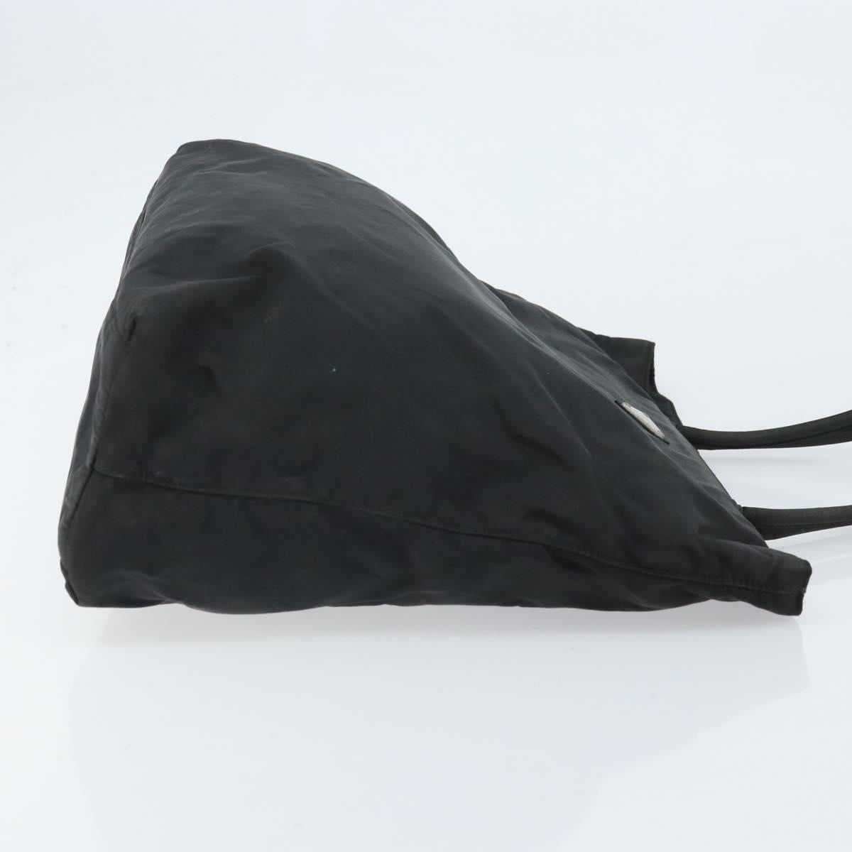 PRADA Tote Bag Nylon Black Auth 172279