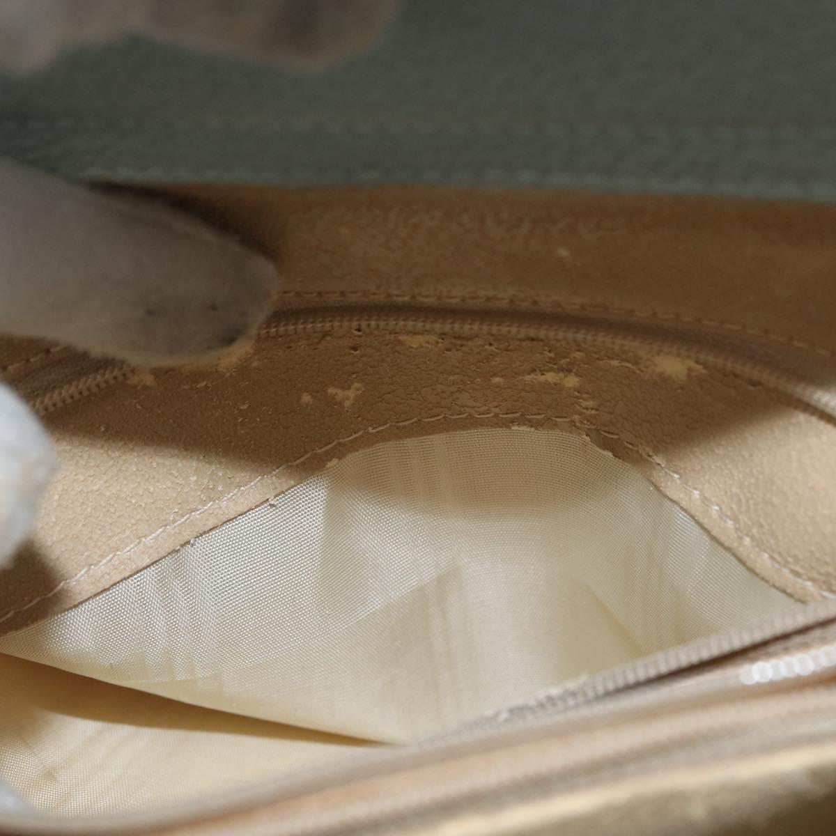 GUCCI Bamboo Tote Bag Suede Light Blue Gold 002 1186 0260 Auth 172301