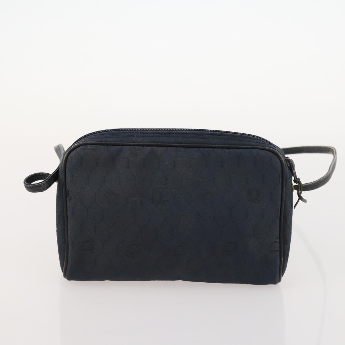 BALLY Dior Fendi Honeycomb Shoulder Bag Suede 3 Set Gray Navy black Auth 172316