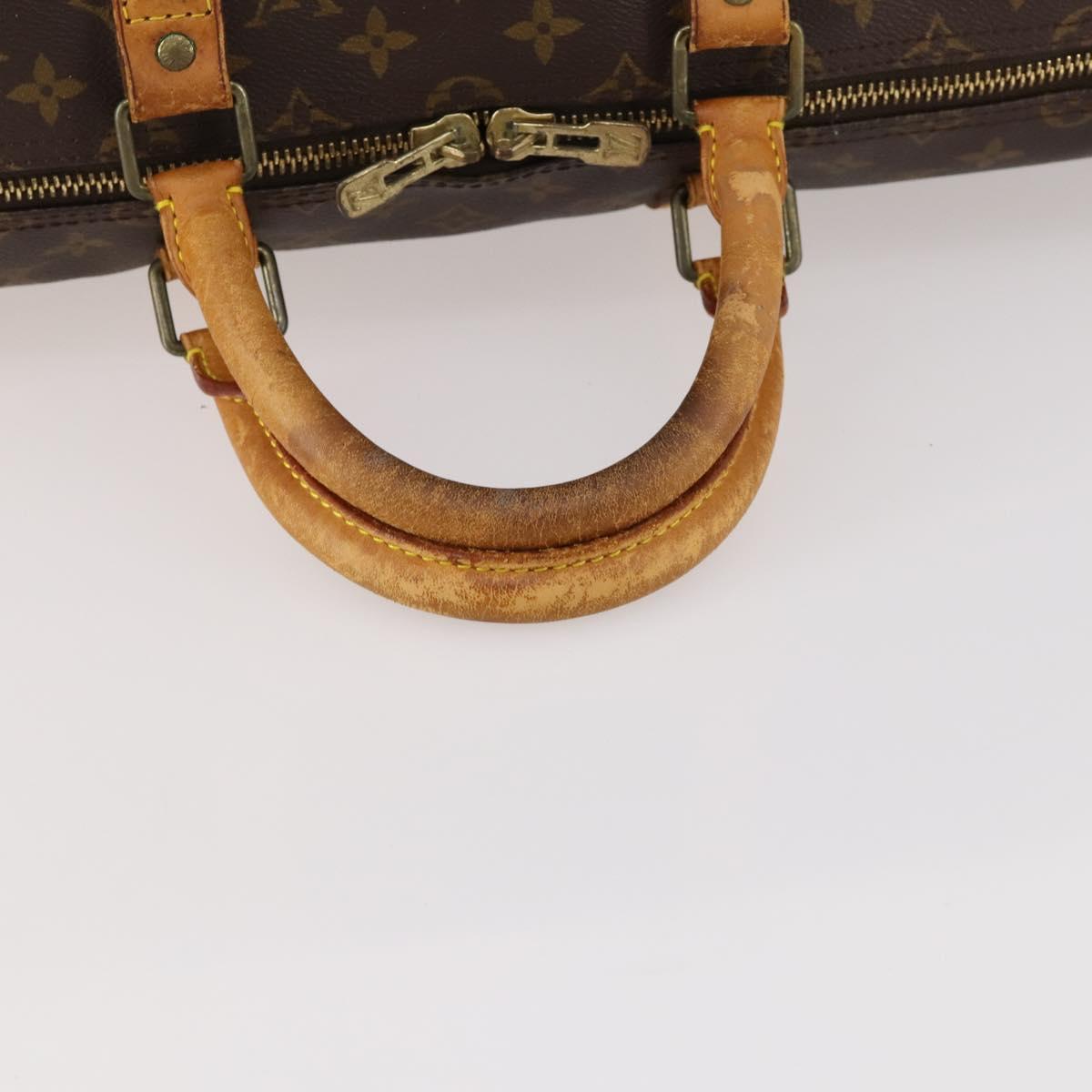 LOUIS VUITTON Monogram Keepall 50 Boston Bag M41426 LV Auth 172320