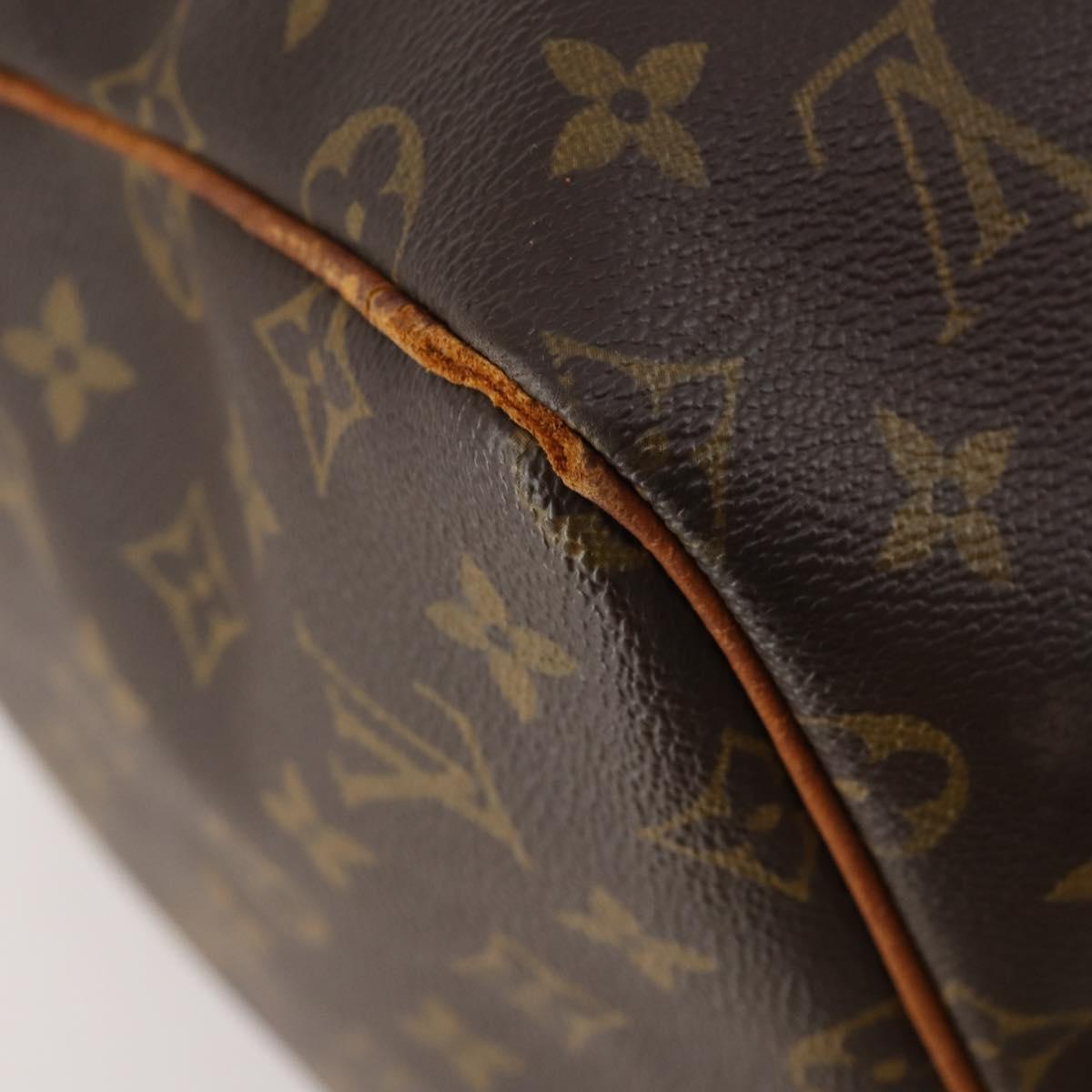 LOUIS VUITTON Monogram Keepall 55 Boston Bag M41424 LV Auth 172324