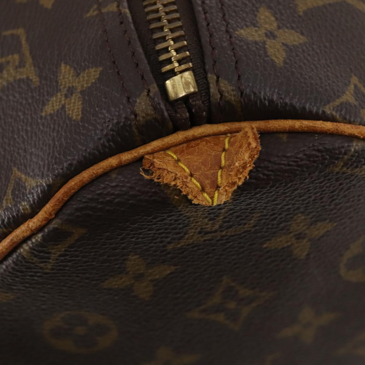 LOUIS VUITTON Monogram Keepall 55 Boston Bag M41424 LV Auth 172324