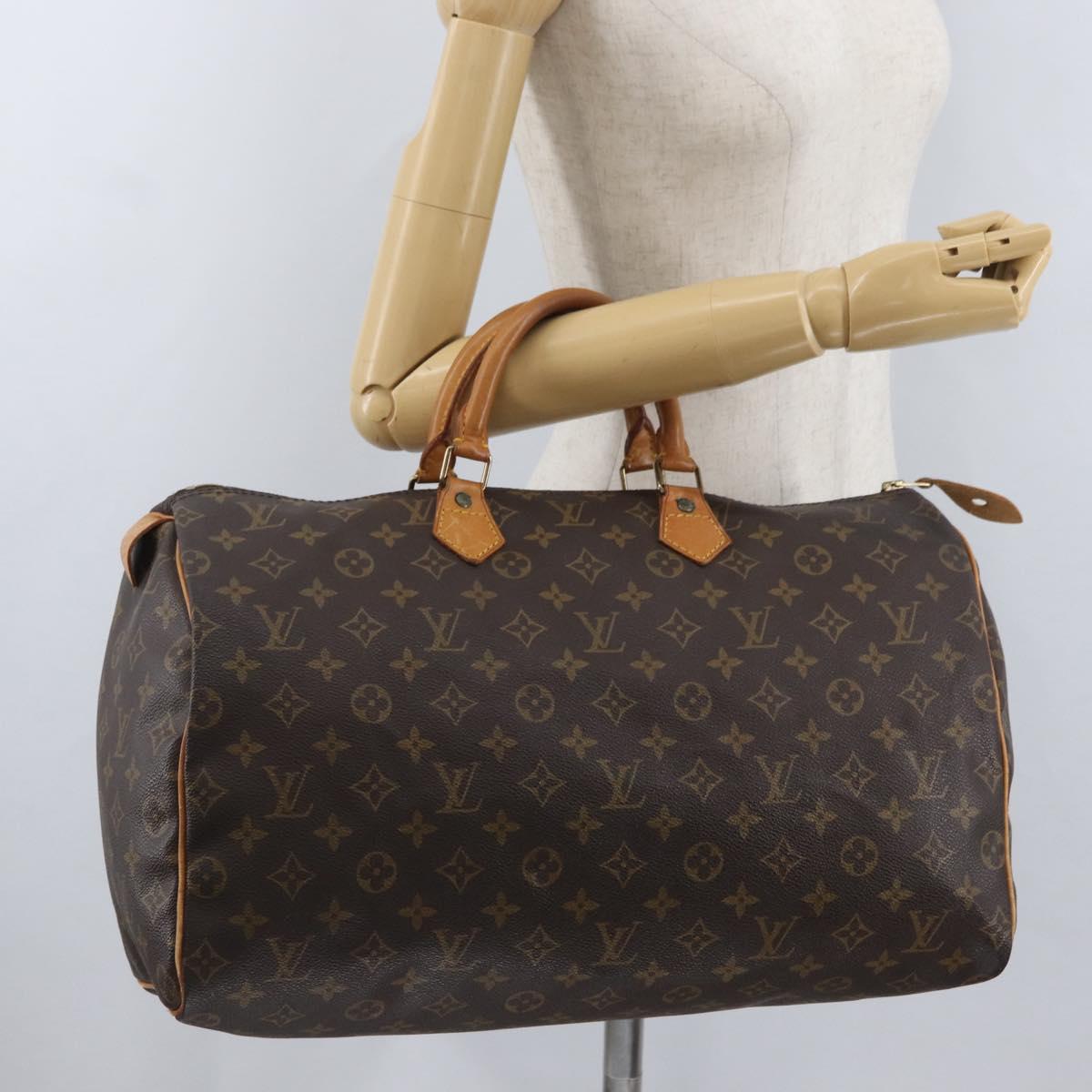 LOUIS VUITTON Monogram Speedy 40 Hand Bag M41522 LV Auth 172326