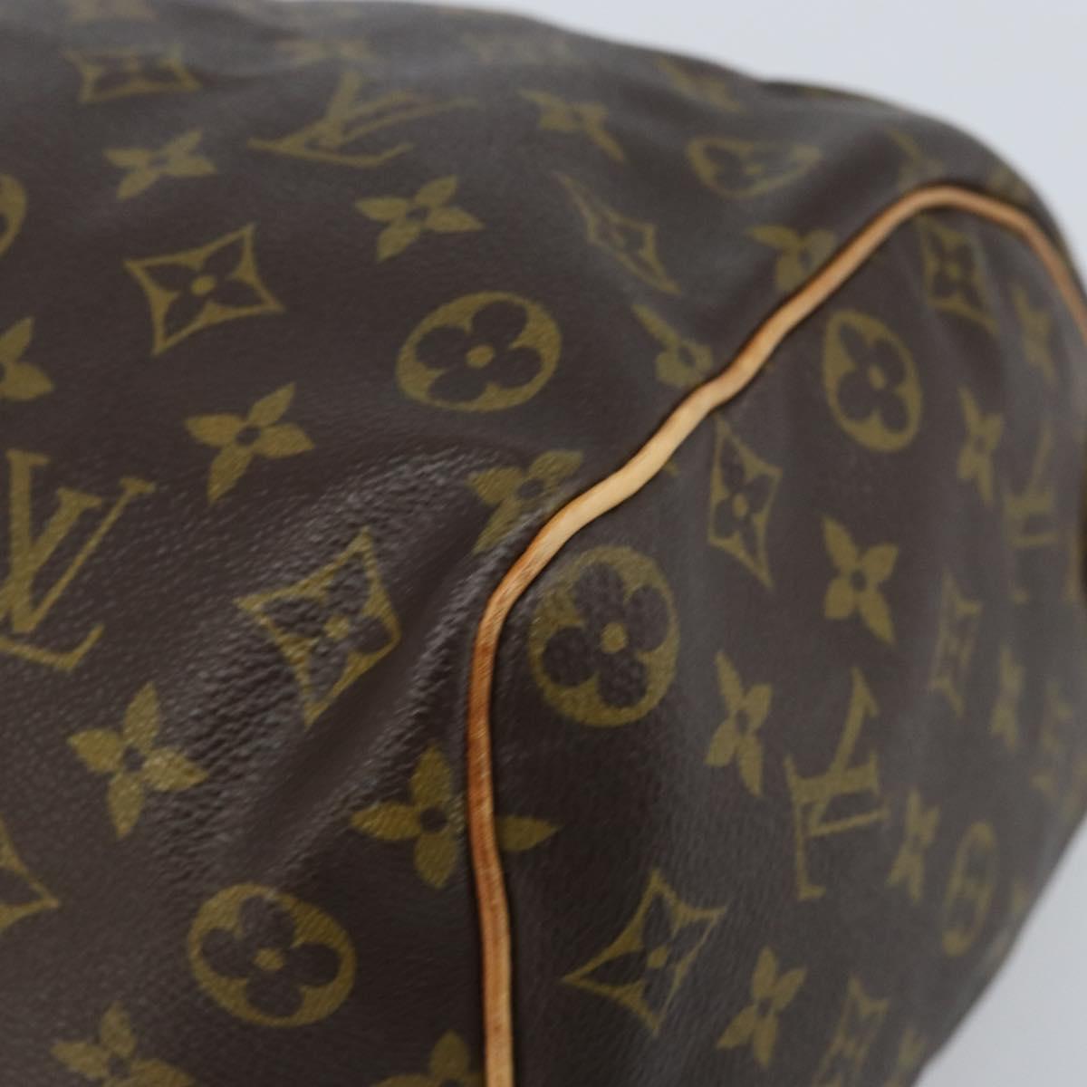 LOUIS VUITTON Monogram Speedy 35 Hand Bag M41524 LV Auth 172327