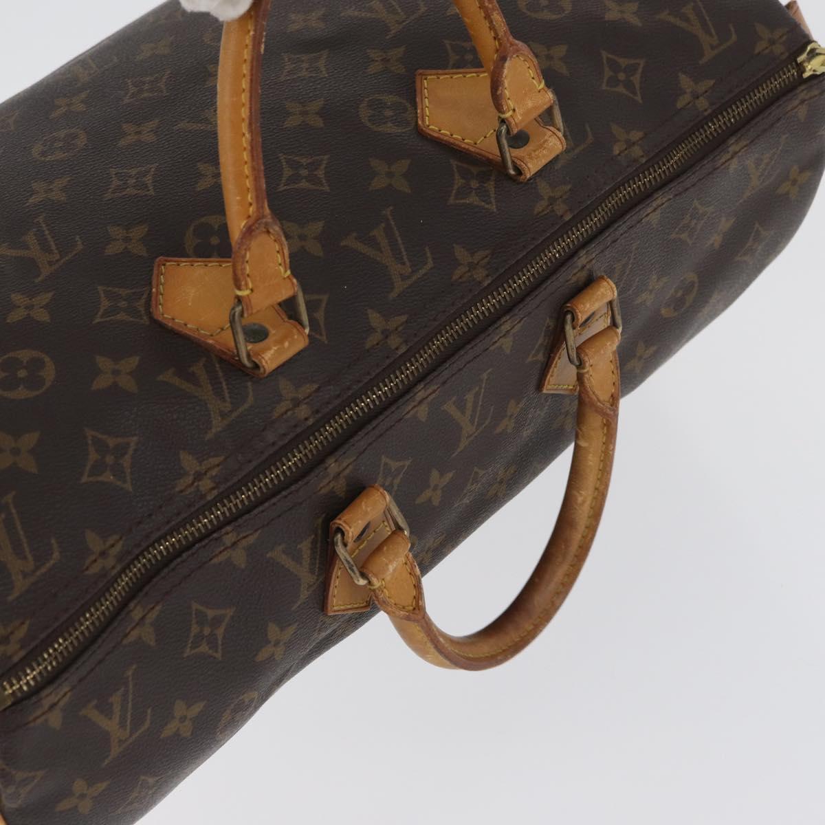 LOUIS VUITTON Monogram Speedy 40 Hand Bag M41522 LV Auth 172328