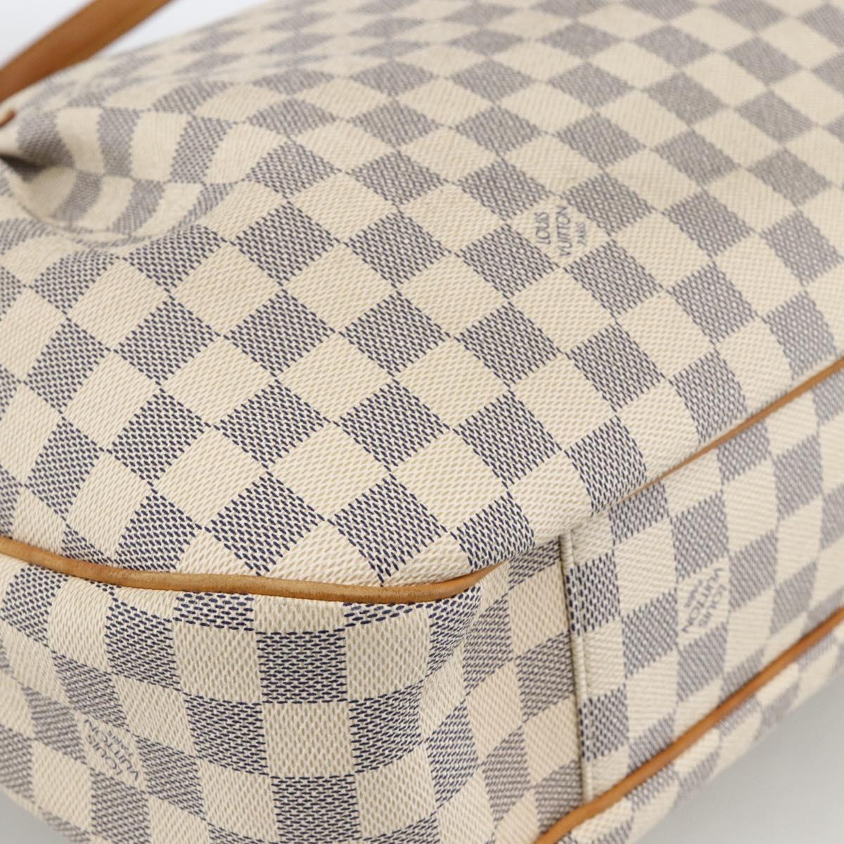 LOUIS VUITTON Damier Azur Evora MM Tote Bag 2way N41133 LV Auth 172344V