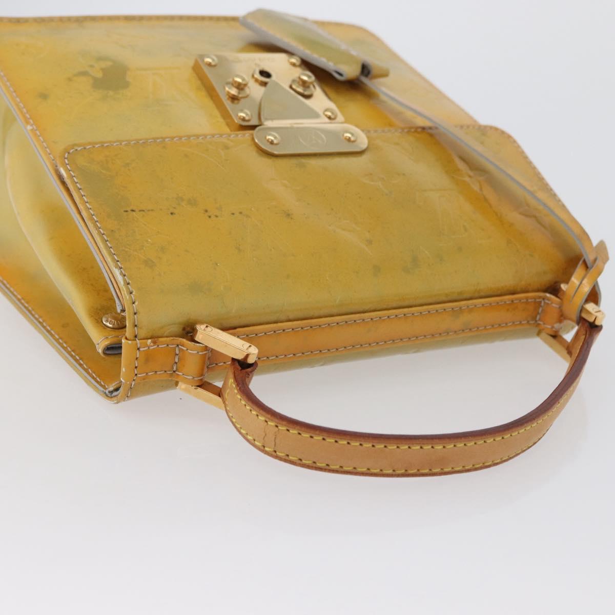 LOUIS VUITTON Monogram Vernis Spring street Hand Bag Gris M91029 LV Auth 172351