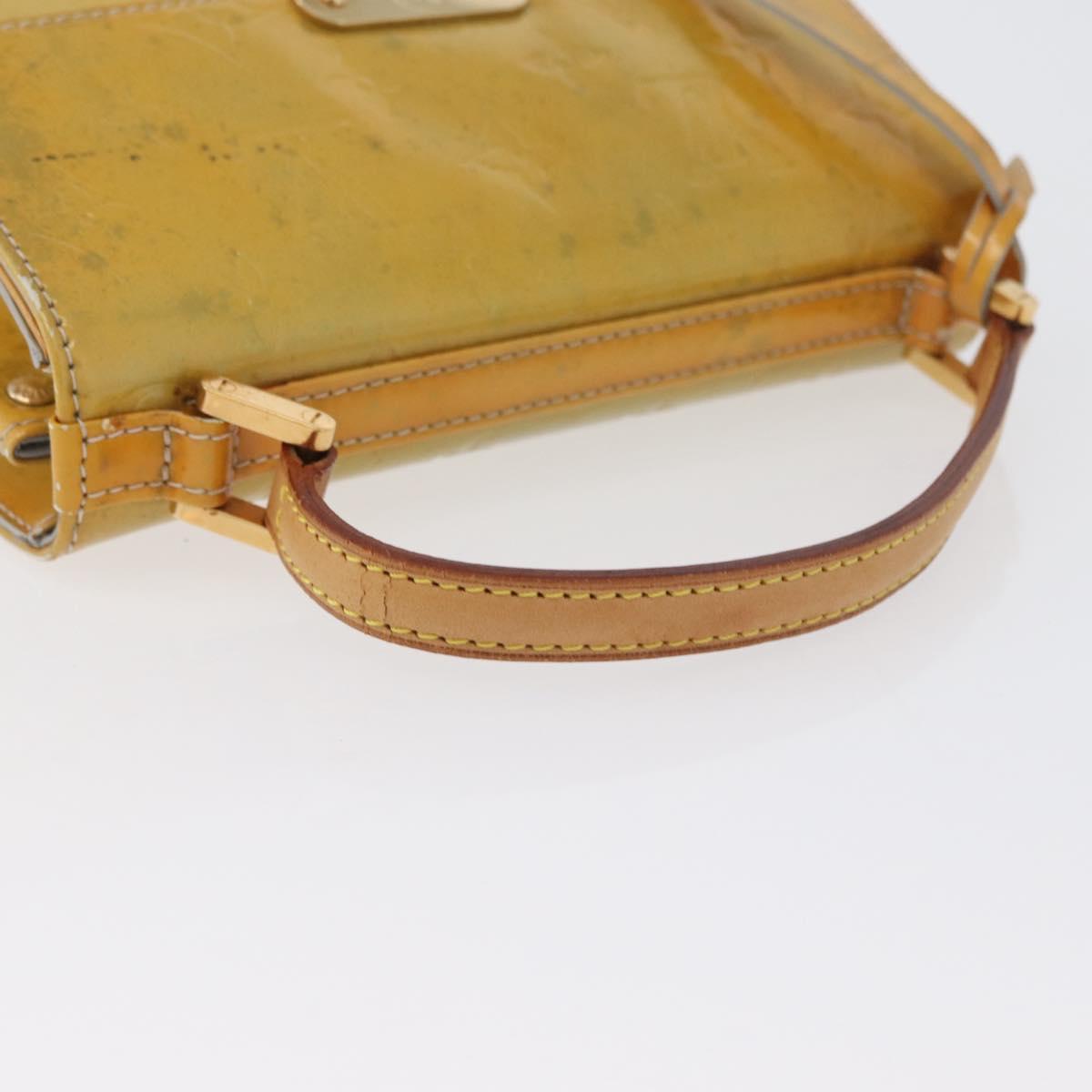 LOUIS VUITTON Monogram Vernis Spring street Hand Bag Gris M91029 LV Auth 172351