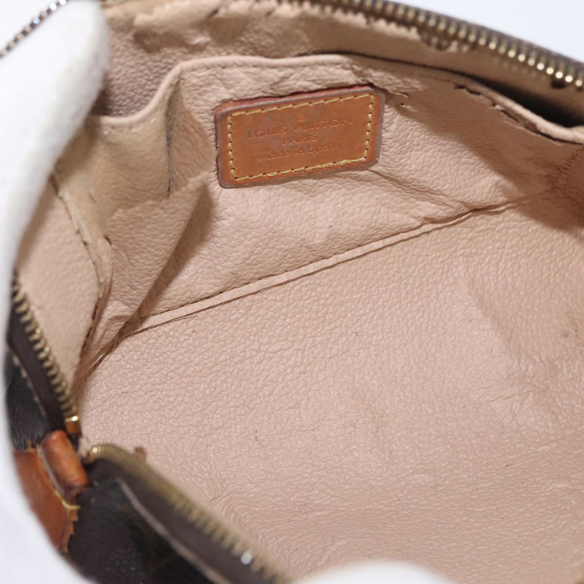 LOUIS VUITTON Monogram Pochette Cosmetic PM Pouch M43998 LV Auth 172352