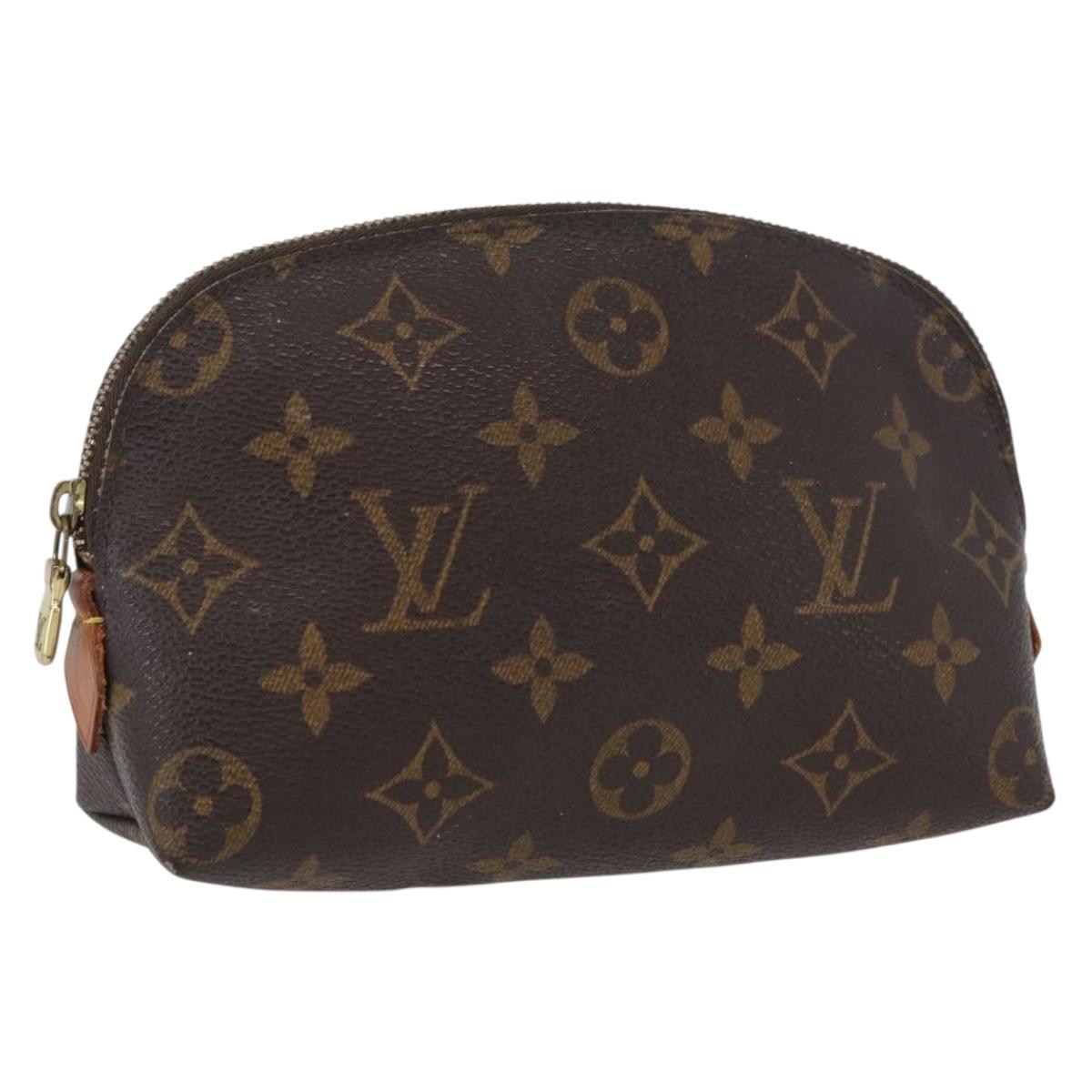LOUIS VUITTON Monogram Pochette Cosmetic PM Pouch M43998 LV Auth 172352
