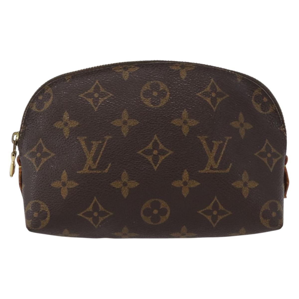 LOUIS VUITTON Monogram Pochette Cosmetic PM Pouch M43998 LV Auth 172352