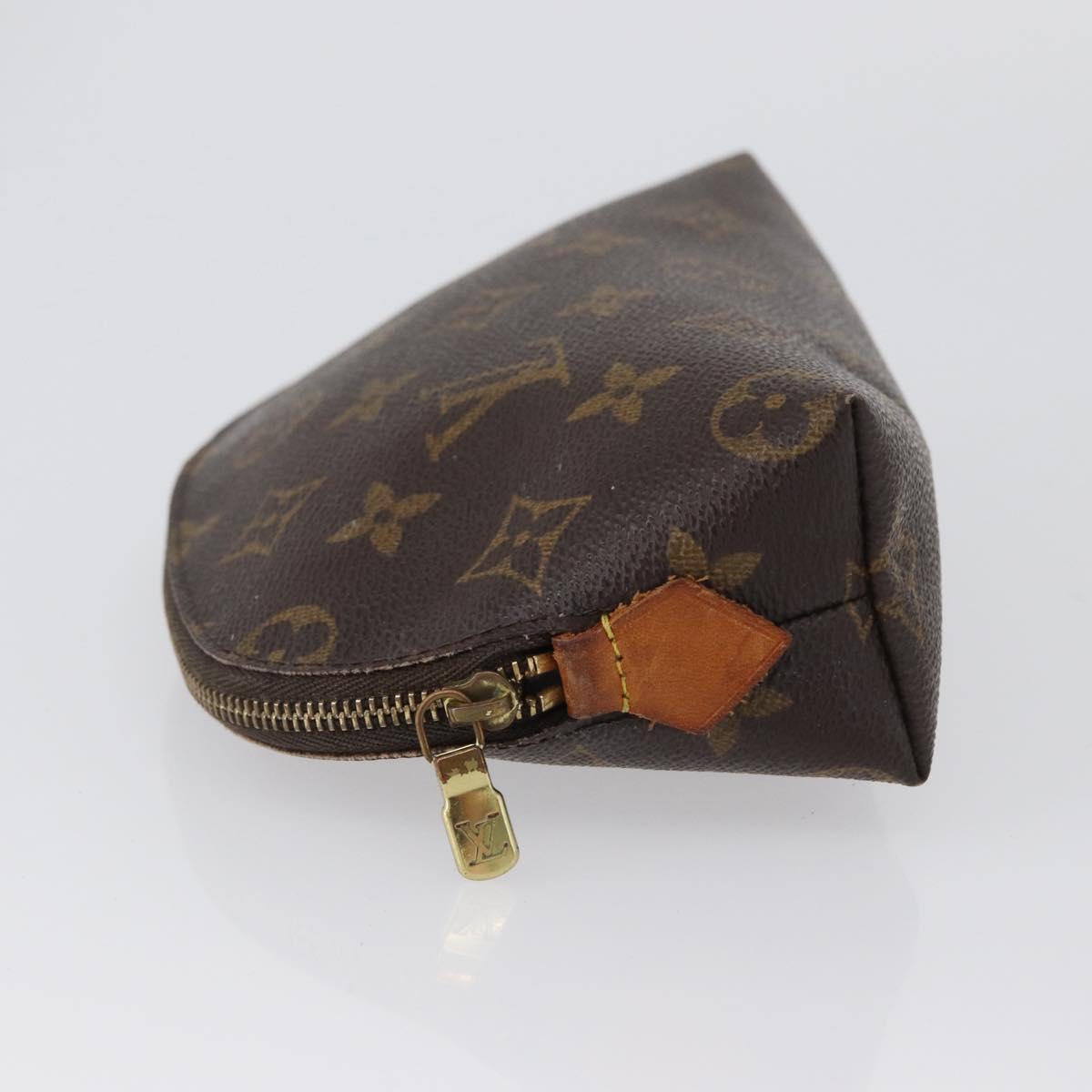 LOUIS VUITTON Monogram Pochette Cosmetic PM Pouch M43998 LV Auth 172352