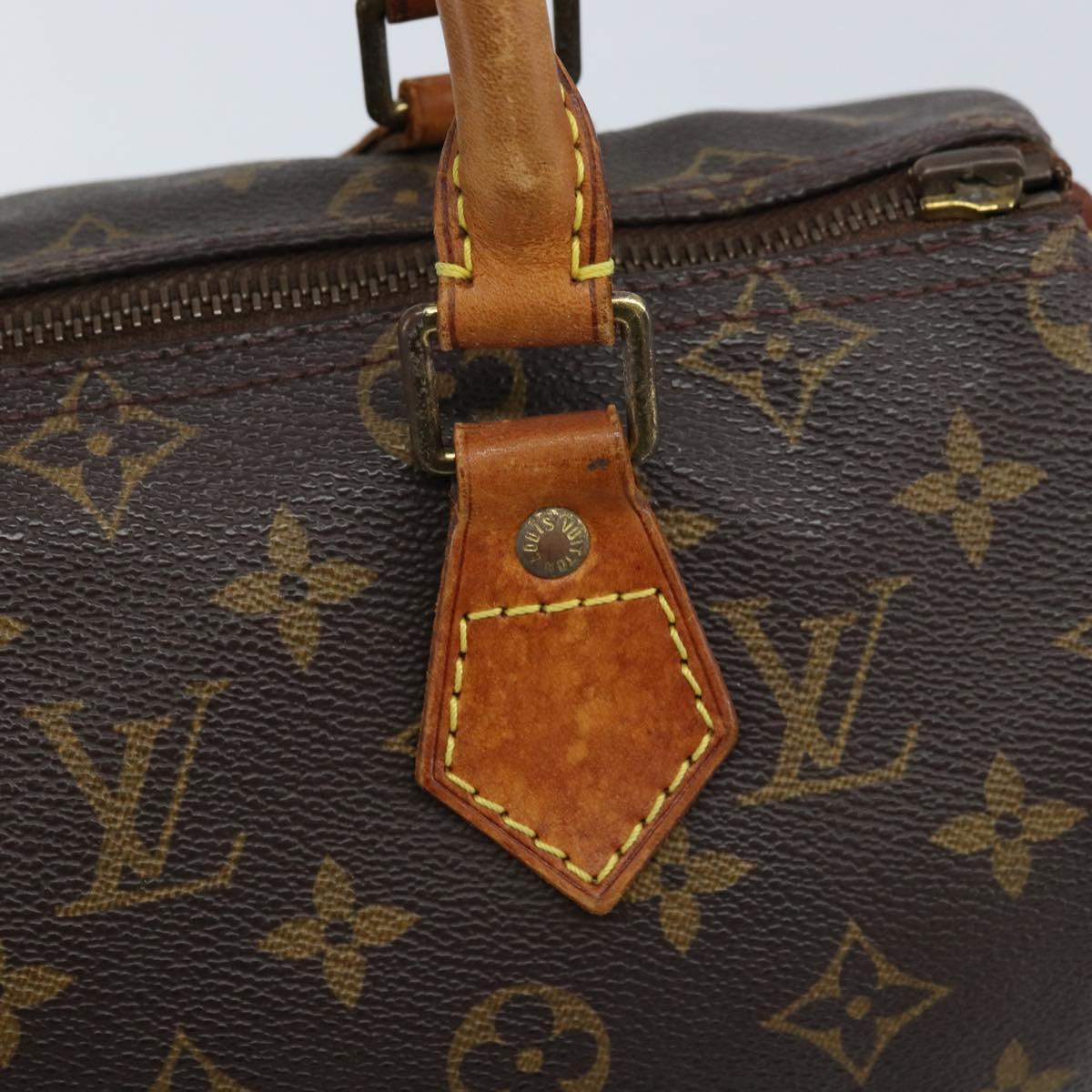 LOUIS VUITTON Monogram Speedy 25 Hand Bag M41528 LV Auth 172353