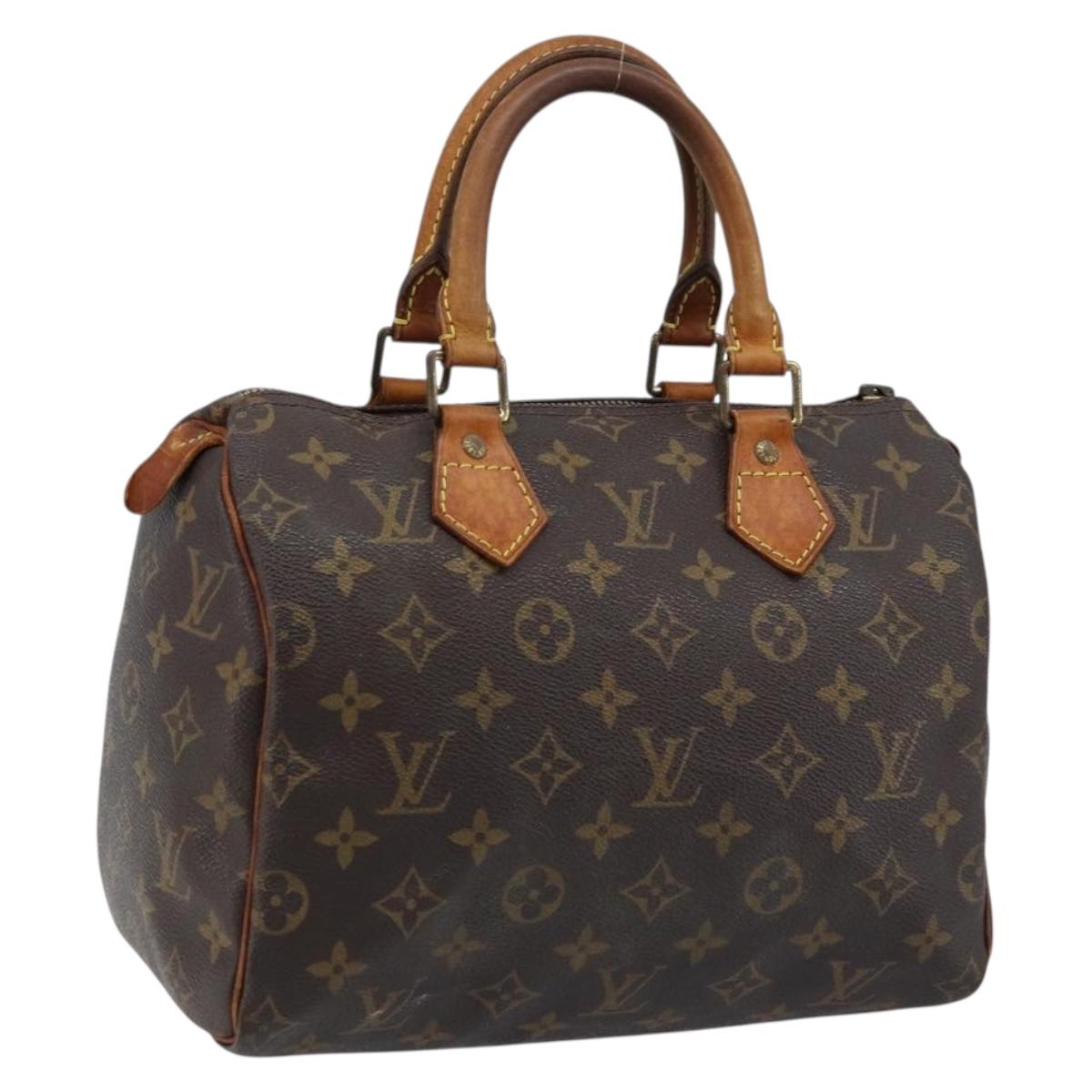 LOUIS VUITTON Monogram Speedy 25 Hand Bag M41528 LV Auth 172353