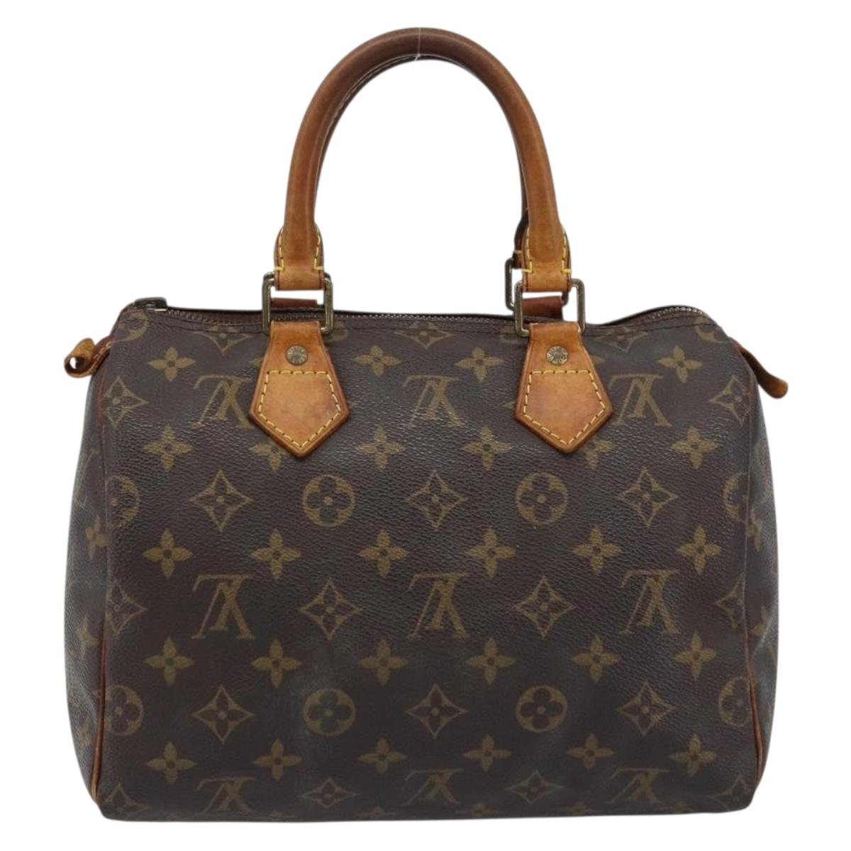 LOUIS VUITTON Monogram Speedy 25 Hand Bag M41528 LV Auth 172353
