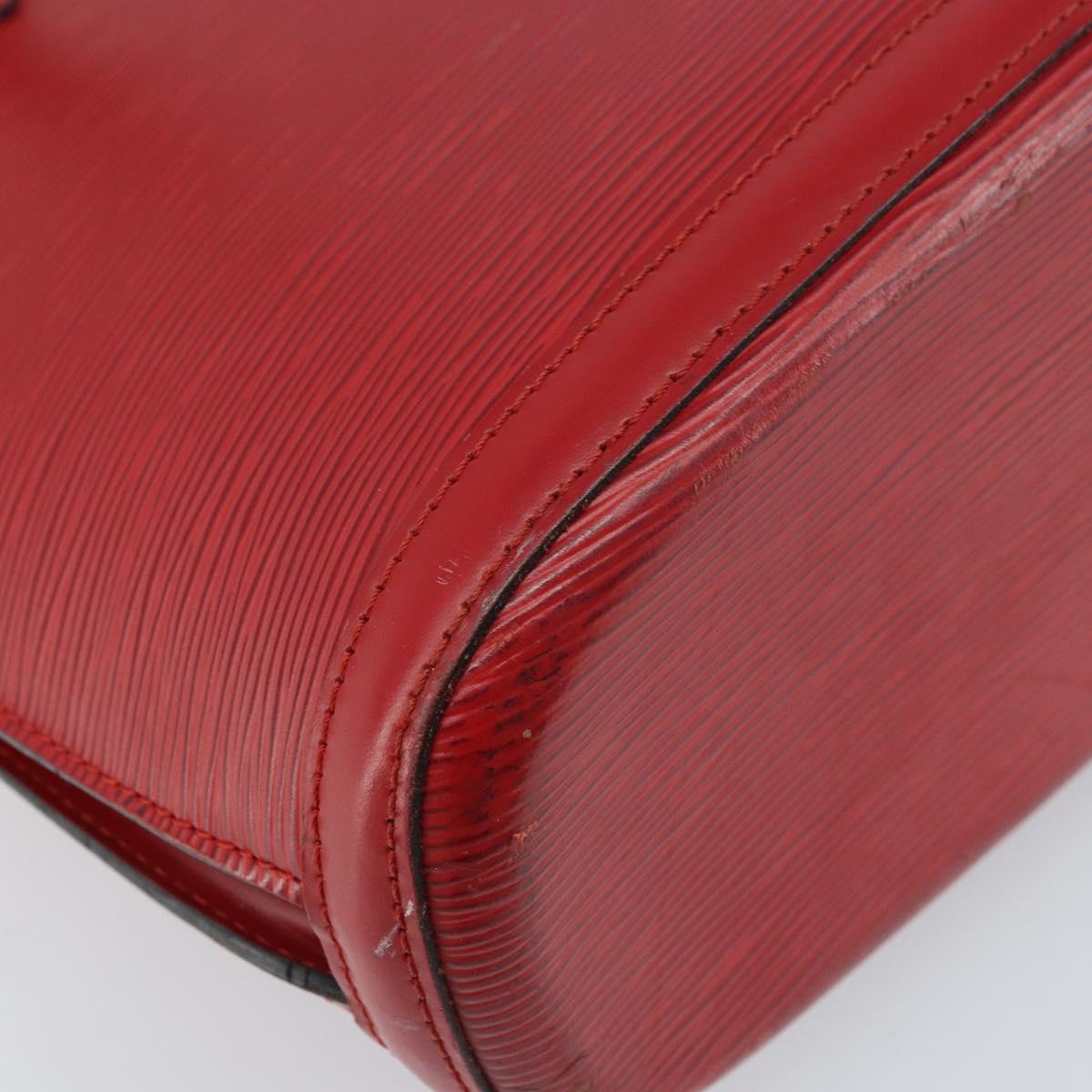 LOUIS VUITTON Epi Lussac Shoulder Bag Red M52287 LV Auth 172360