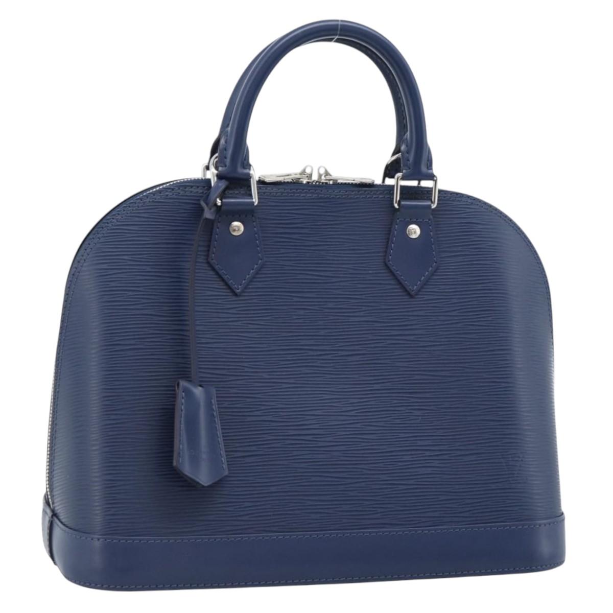LOUIS VUITTON Epi Alma PM Hand Bag Indigo M40620 LV Auth 172369SAV