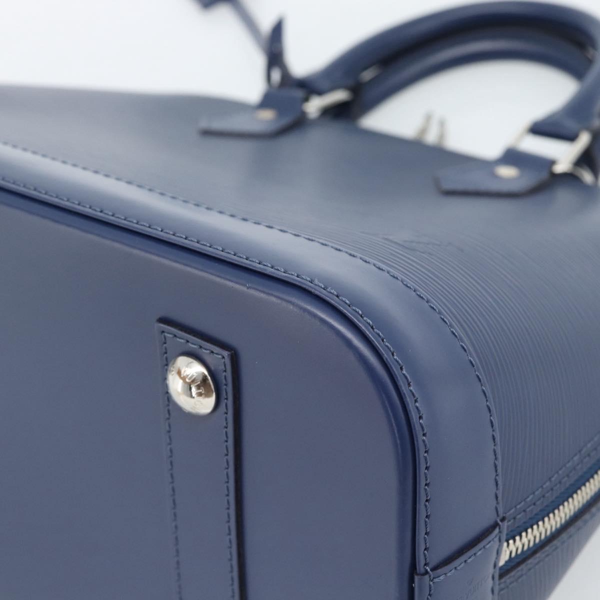 LOUIS VUITTON Epi Alma PM Hand Bag Indigo M40620 LV Auth 172369SAV