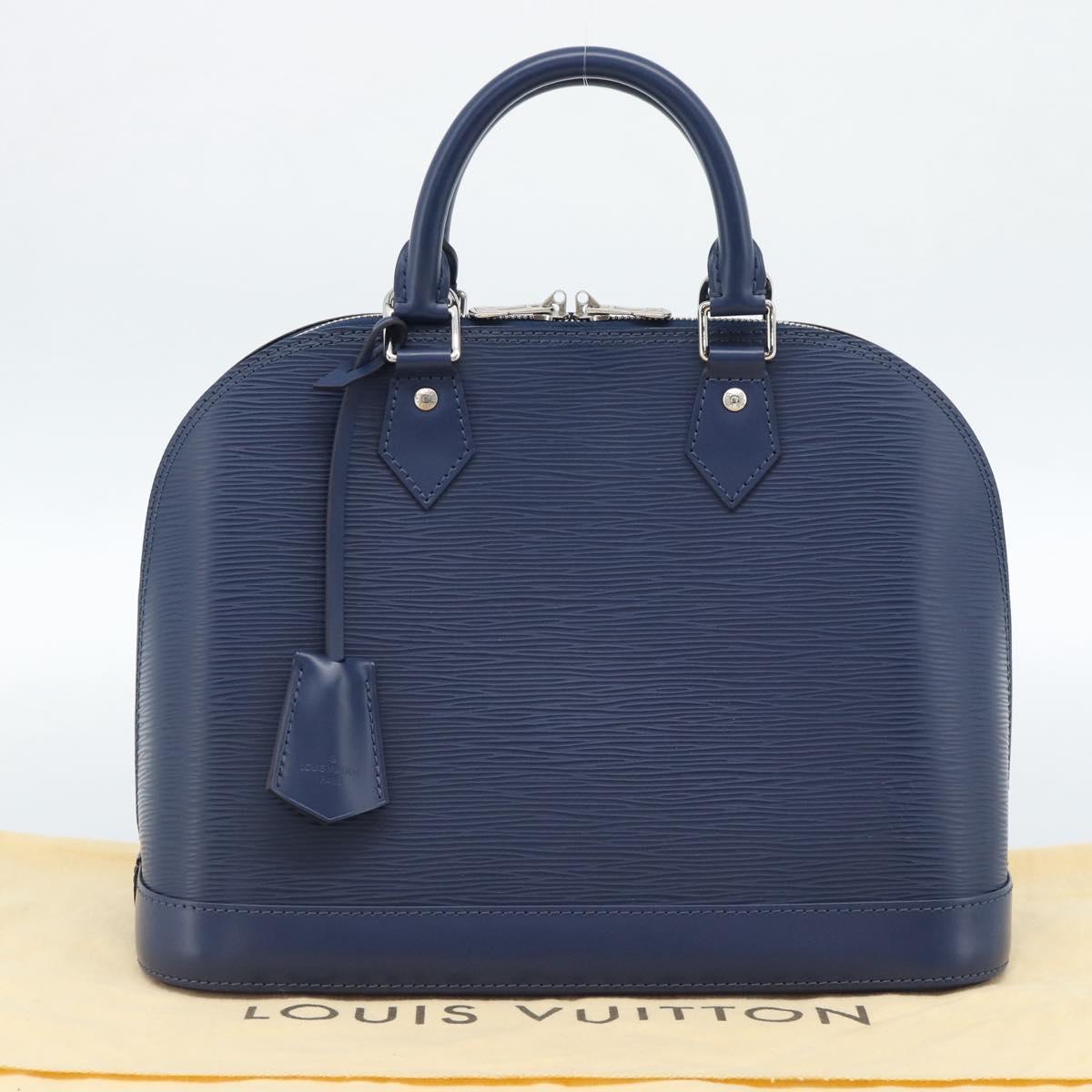LOUIS VUITTON Epi Alma PM Hand Bag Indigo M40620 LV Auth 172369SAV