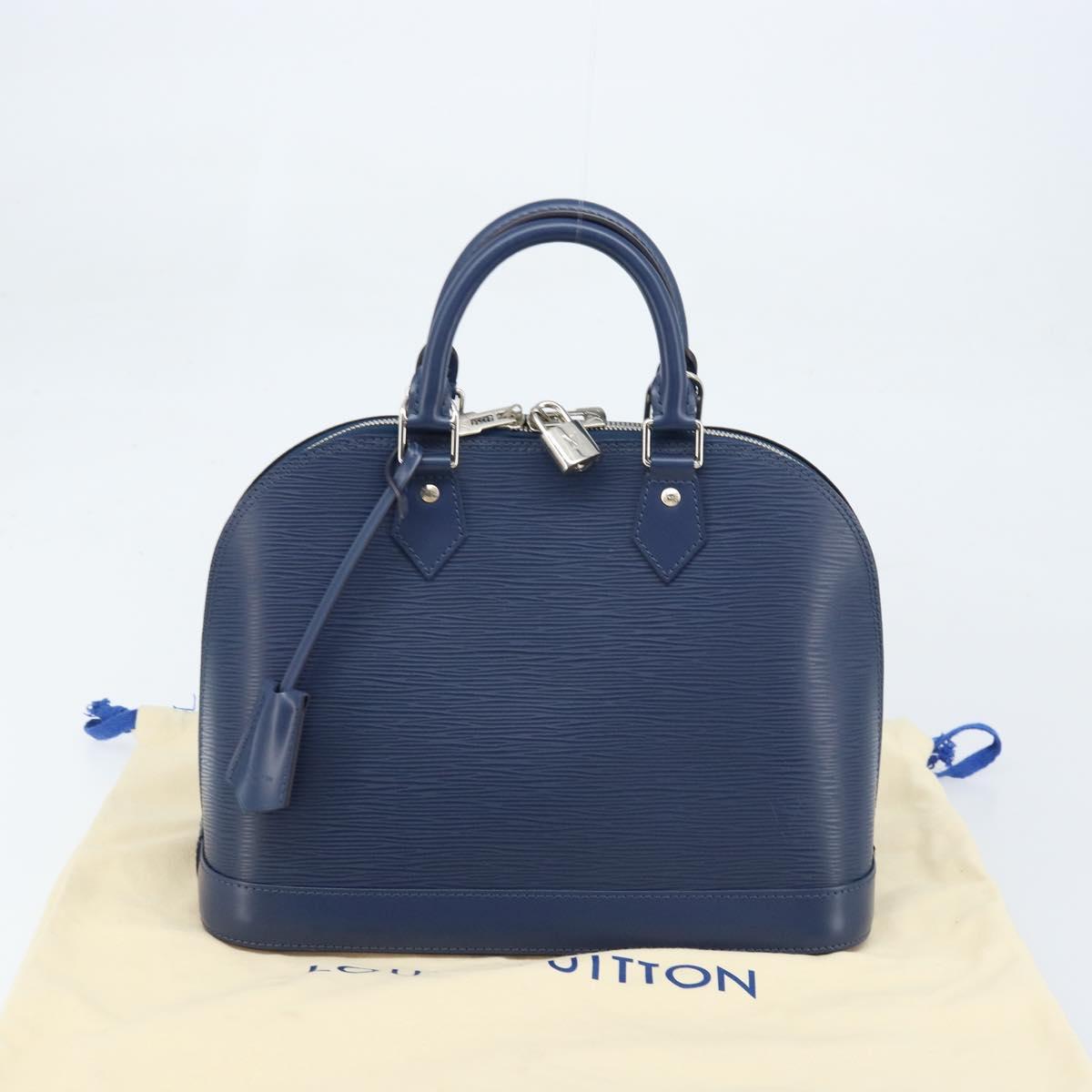 LOUIS VUITTON Epi Alma PM Hand Bag Indigo M40620 LV Auth 172369SAV