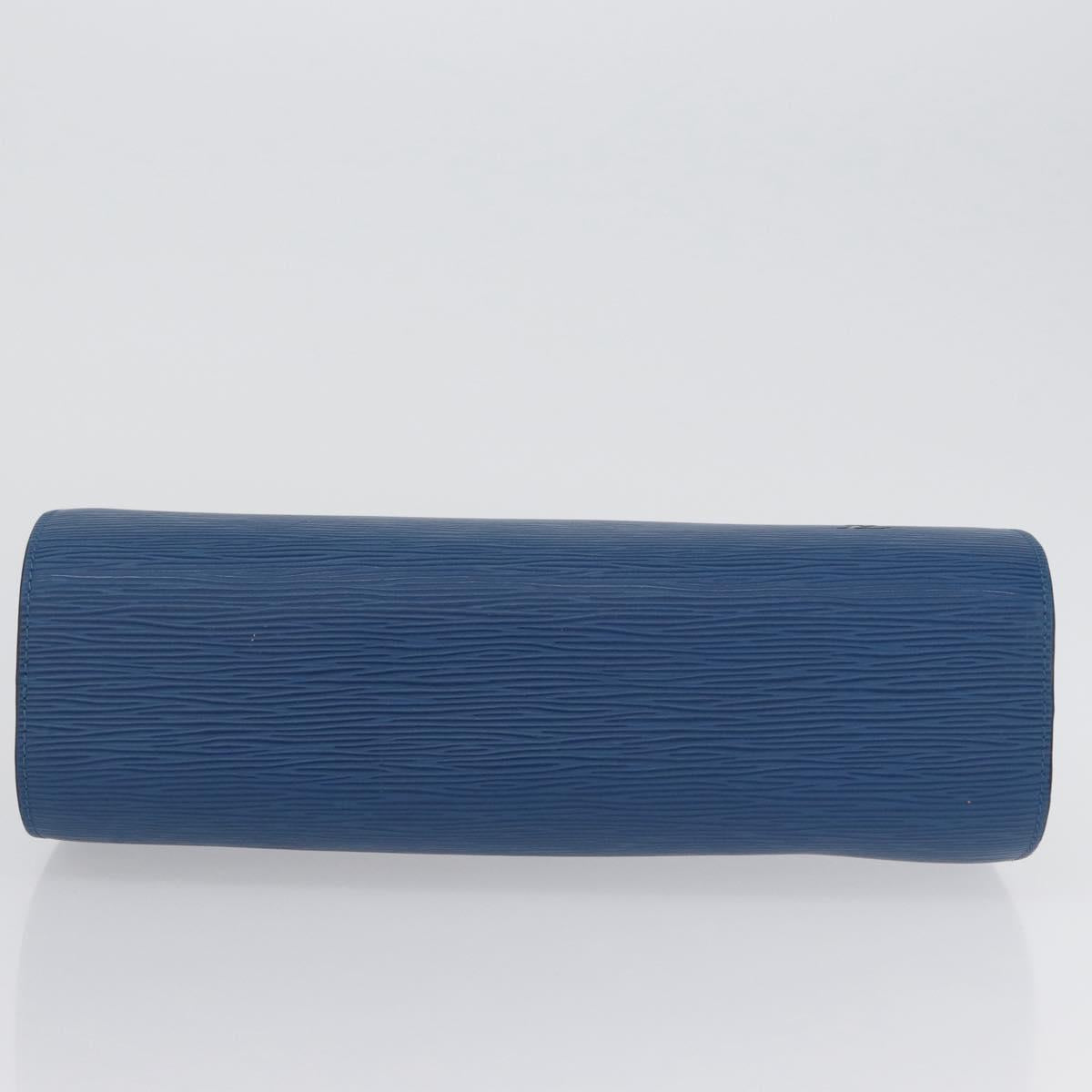 LOUIS VUITTON Epi Dauphine GM Pouch Blue M48435 LV Auth 172381