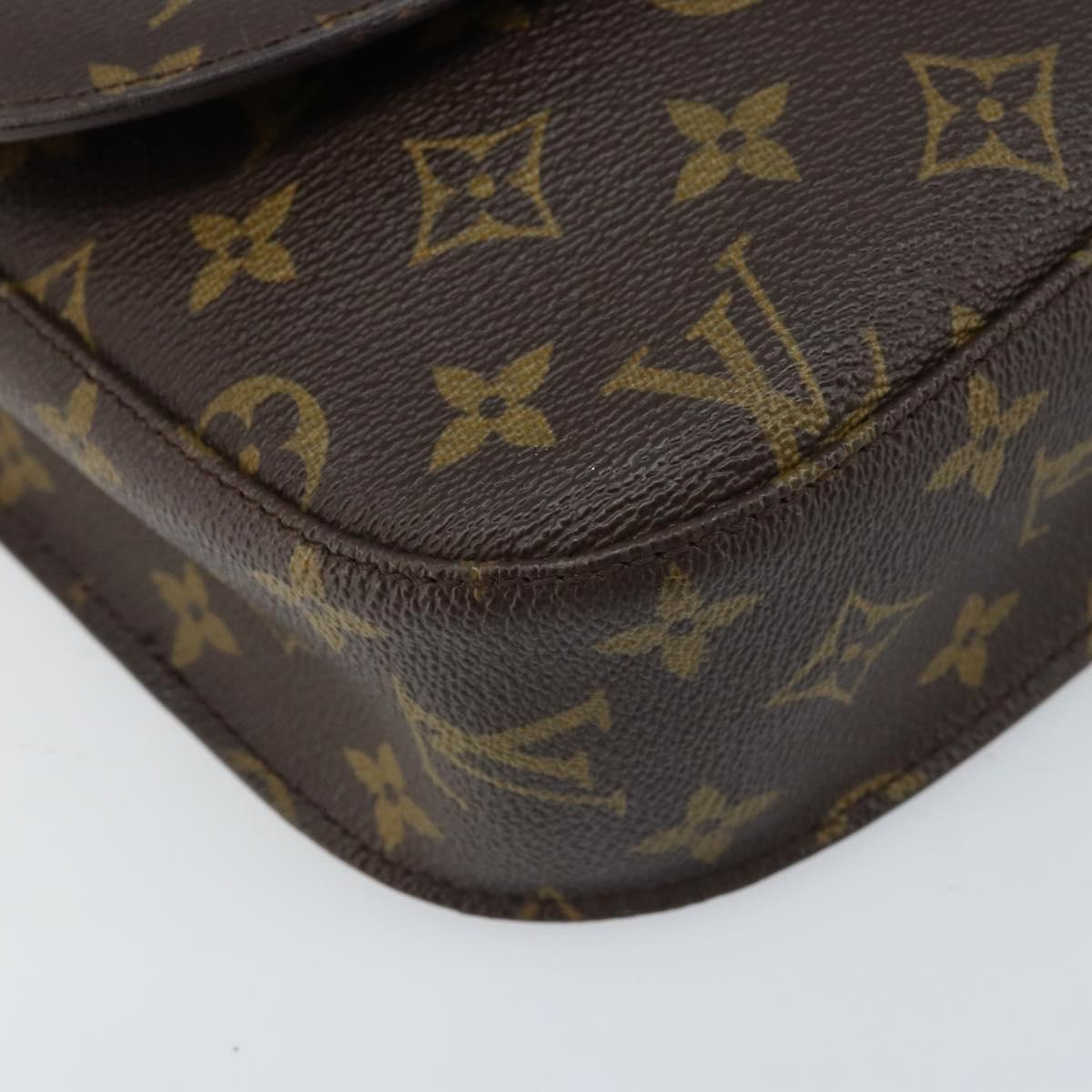 LOUIS VUITTON Monogram Saint Cloud GM Shoulder Bag M51242 LV Auth 172392