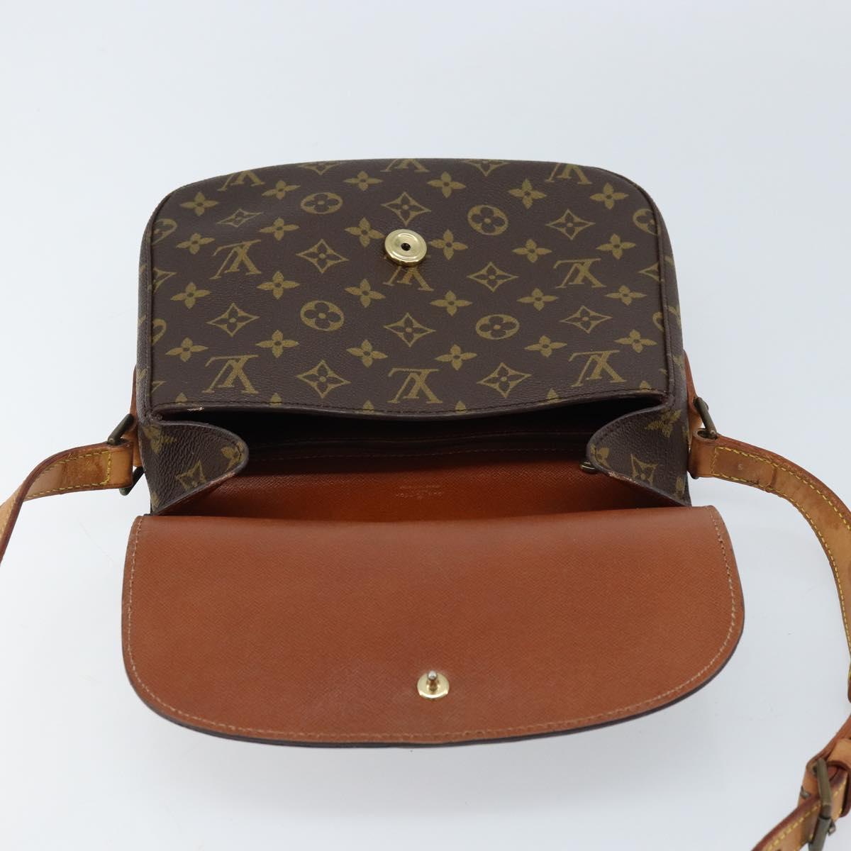 LOUIS VUITTON Monogram Saint Cloud GM Shoulder Bag M51242 LV Auth 172392