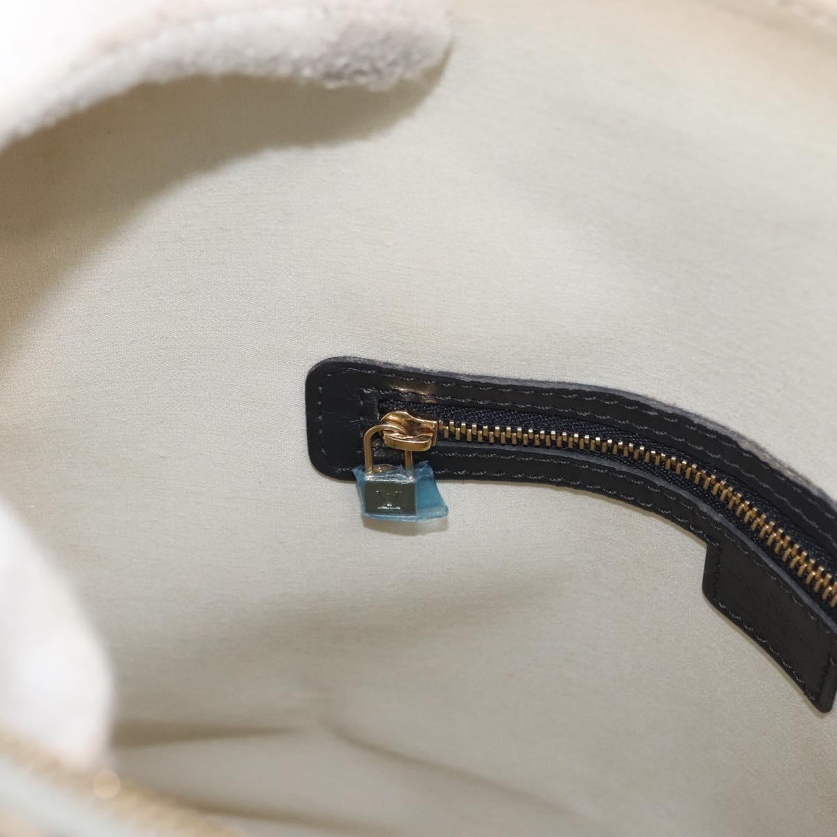 LOUIS VUITTON Monogram Mini Alma Haut Hand Bag Blue M92202 LV Auth 172401A