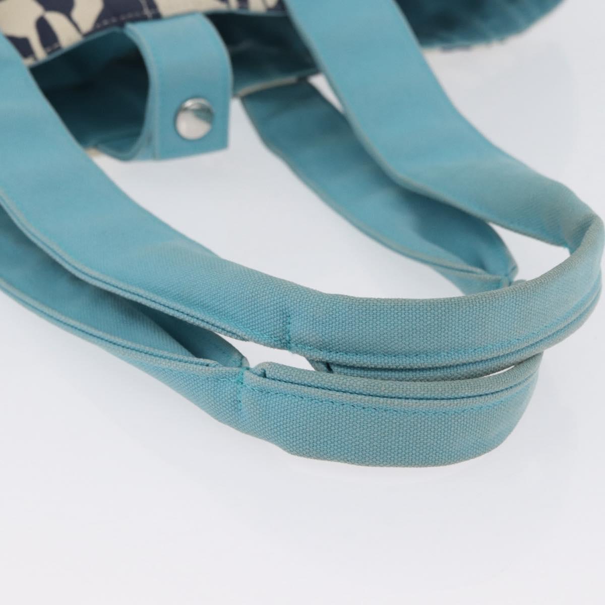 HERMES Panier Plage PM Tote Bag Canvas Navy Auth 172409
