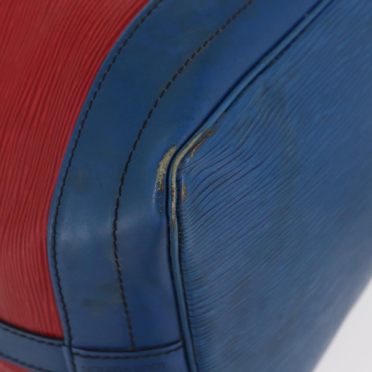 LOUIS VUITTON Epi Noe Shoulder Bag Bicolor Red Blue M44084 LV Auth 172411