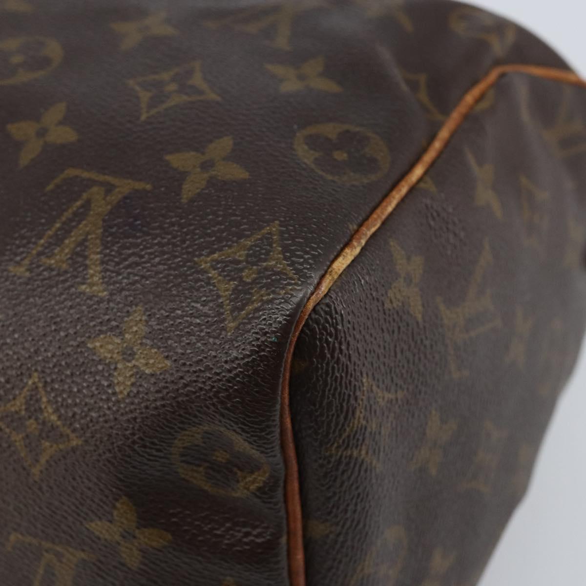 LOUIS VUITTON Monogram Speedy 30 Hand Bag M41526 LV Auth 172416