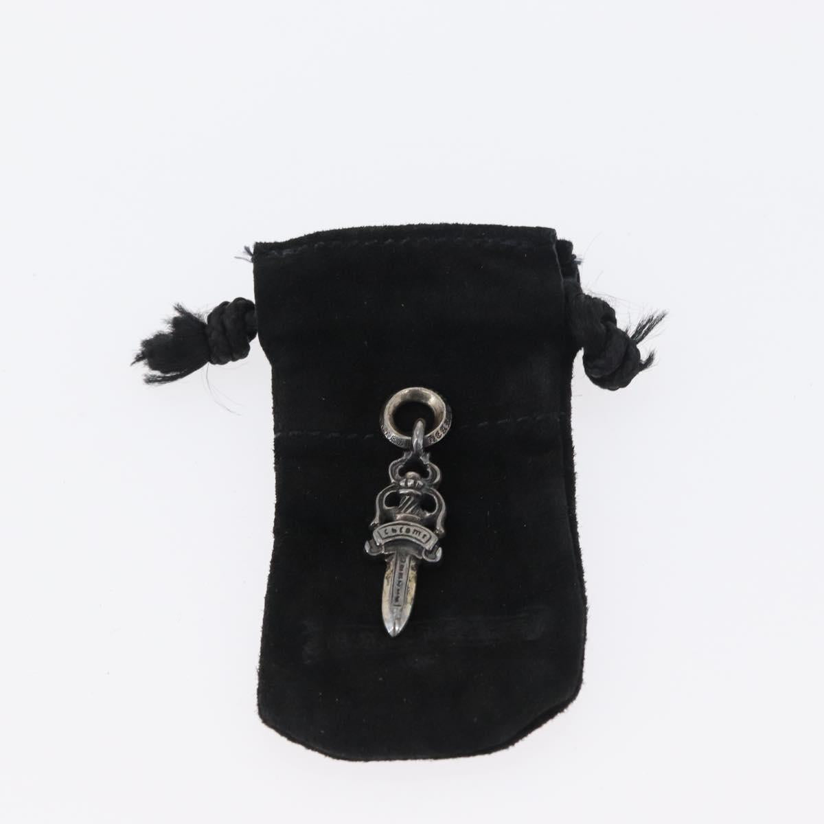 Chrome Hearts Dagger Charm Pendant Top Ag925 Silver Auth 172417SAV