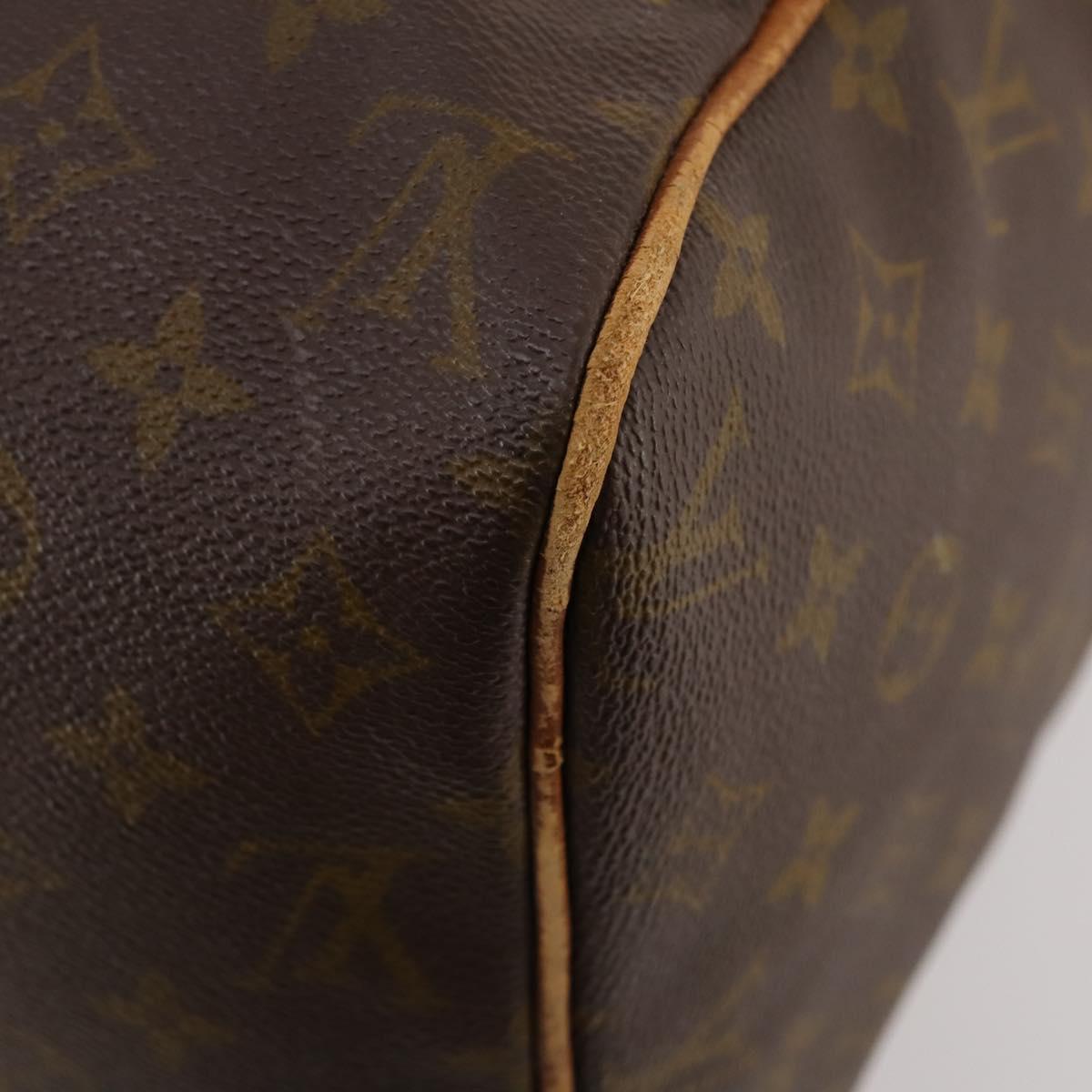 LOUIS VUITTON Monogram Sac Souple 45 Boston Bag M41624 LV Auth 172429
