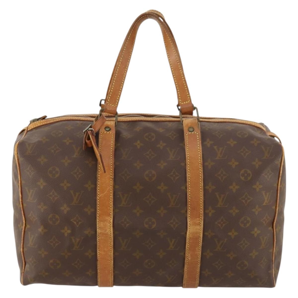 LOUIS VUITTON Monogram Sac Souple 45 Boston Bag M41624 LV Auth 172429