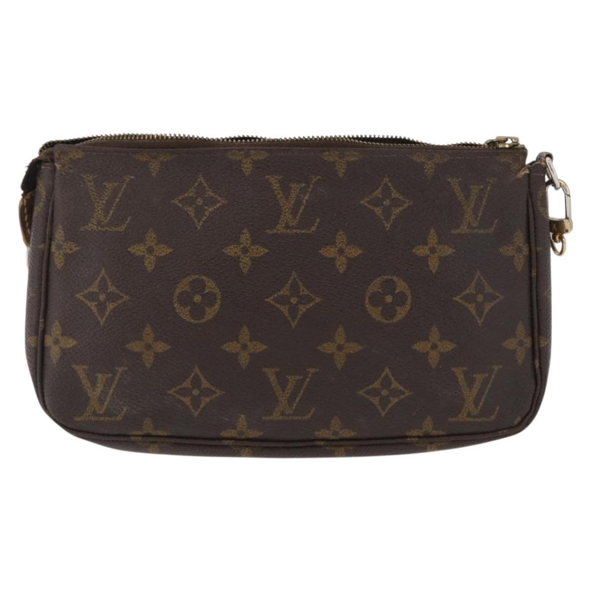 LOUIS VUITTON Monogram Pochette Accessoires Pouch M51980 LV Auth 172431