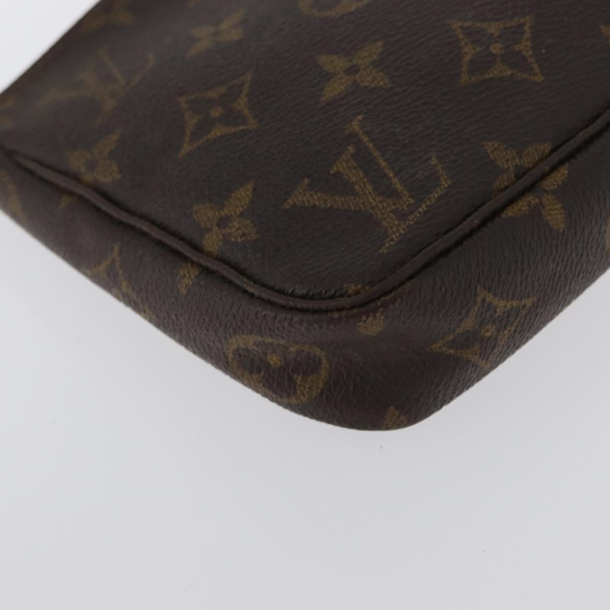 LOUIS VUITTON Monogram Pochette Accessoires Pouch M51980 LV Auth 172431