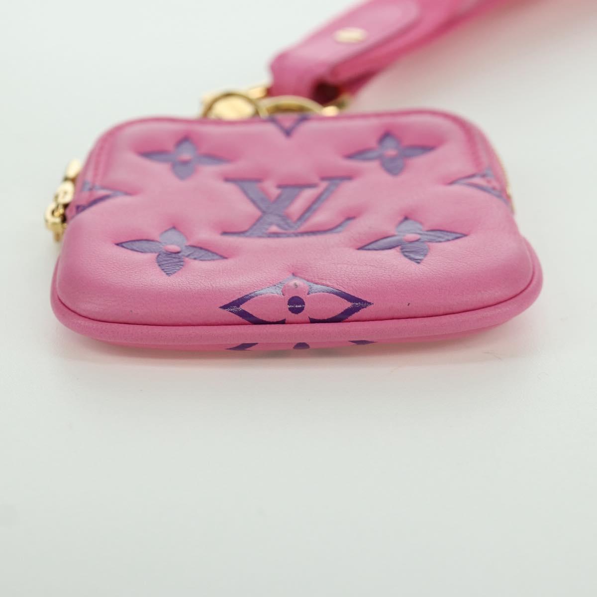LOUIS VUITTON Monogram Lanyard Milty Pochette Coin Purse MP3072 LV Auth 172443M