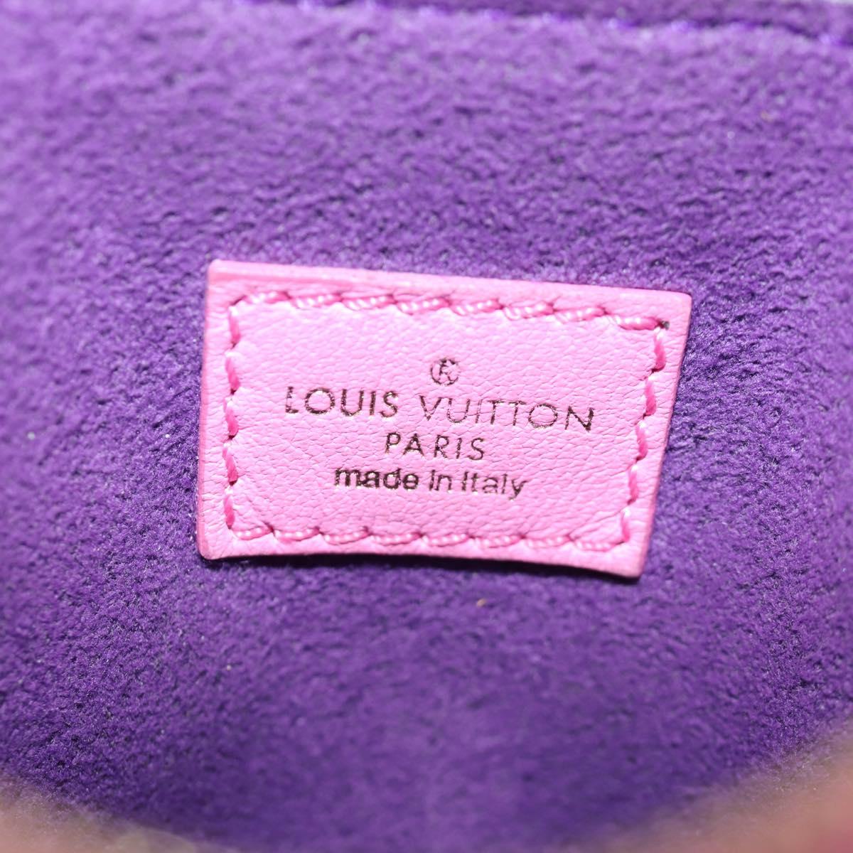 LOUIS VUITTON Monogram Lanyard Milty Pochette Coin Purse MP3072 LV Auth 172443M