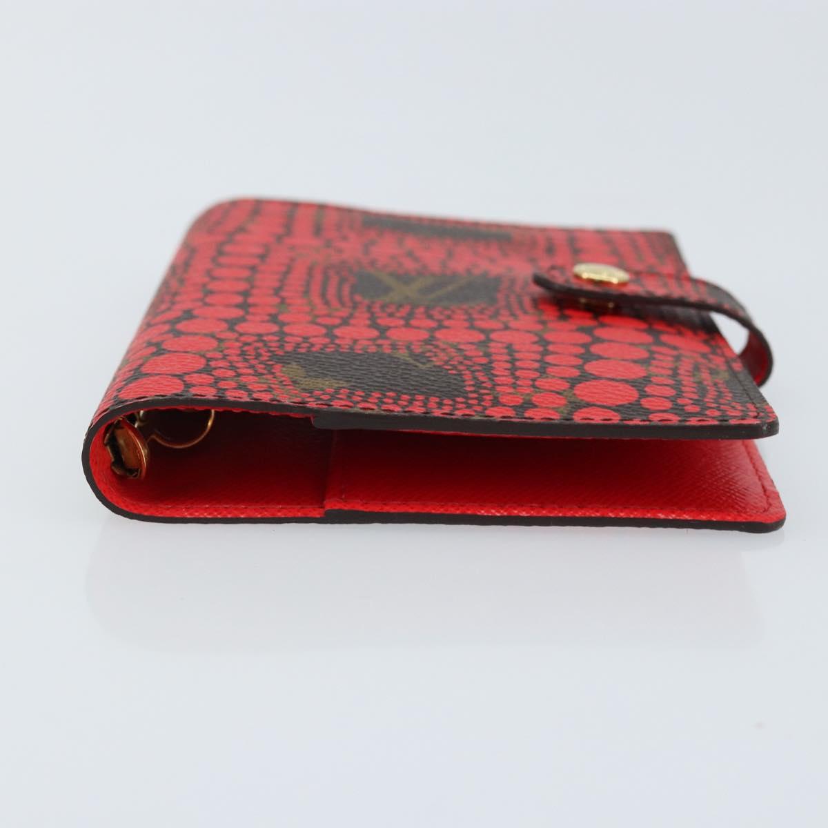 LOUIS VUITTON Yayoi Kusama Agenda PM Day Planner Cover Red R21132 Auth 172444SAV