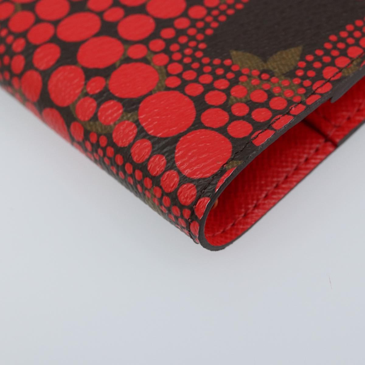 LOUIS VUITTON Yayoi Kusama Agenda PM Day Planner Cover Red R21132 Auth 172444SAV