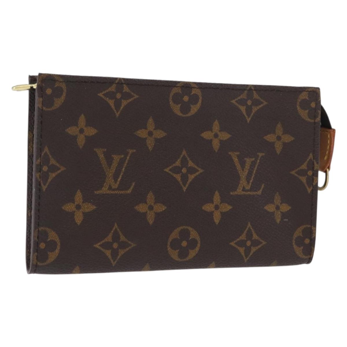 LOUIS VUITTON Monogram Bucket PM Accessory Pouch LV Auth 172466