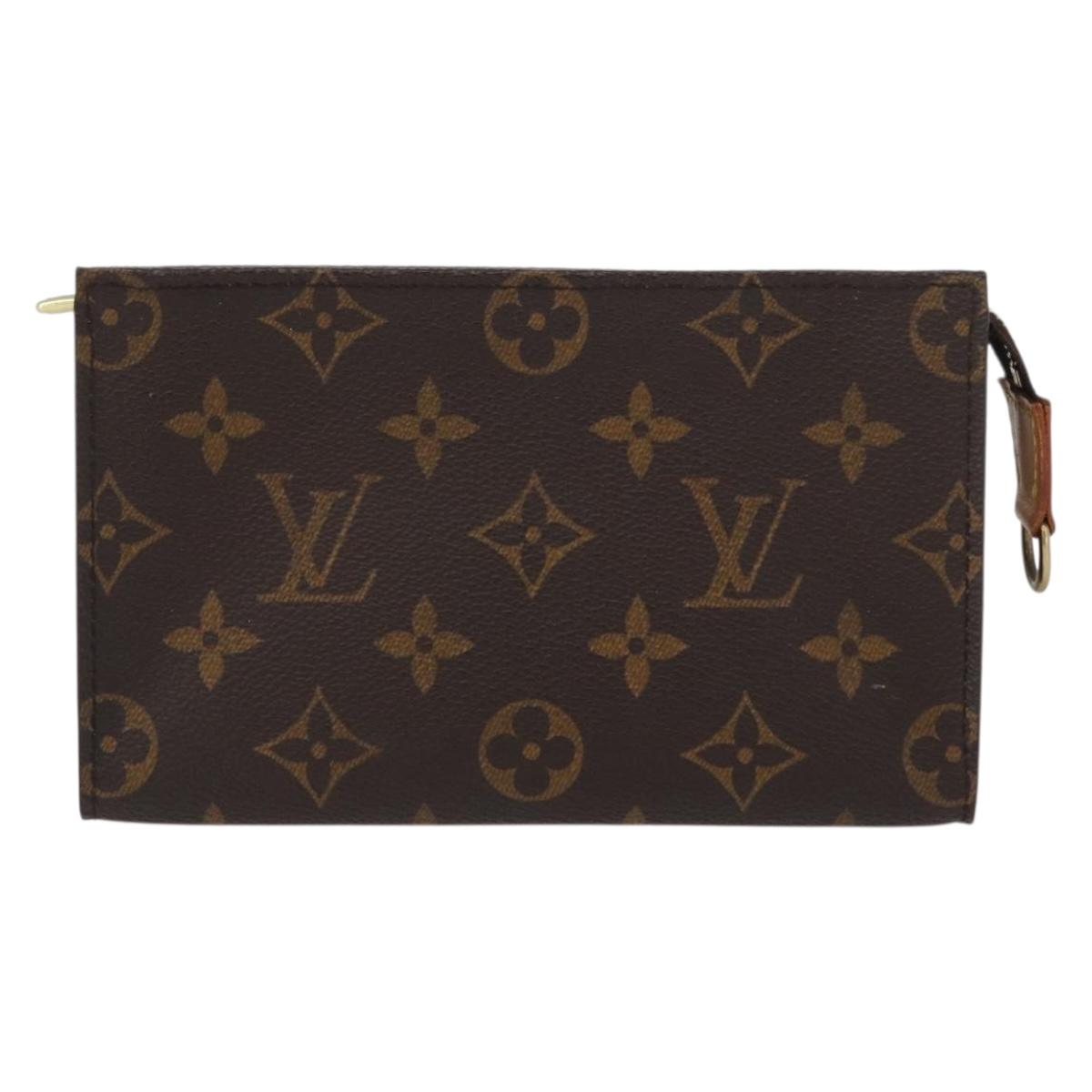 LOUIS VUITTON Monogram Bucket PM Accessory Pouch LV Auth 172466
