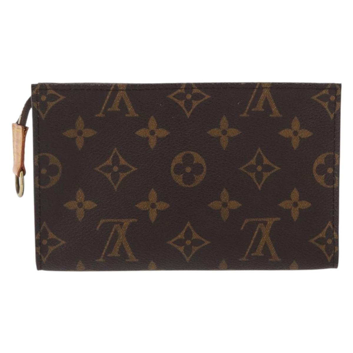 LOUIS VUITTON Monogram Bucket PM Accessory Pouch LV Auth 172466