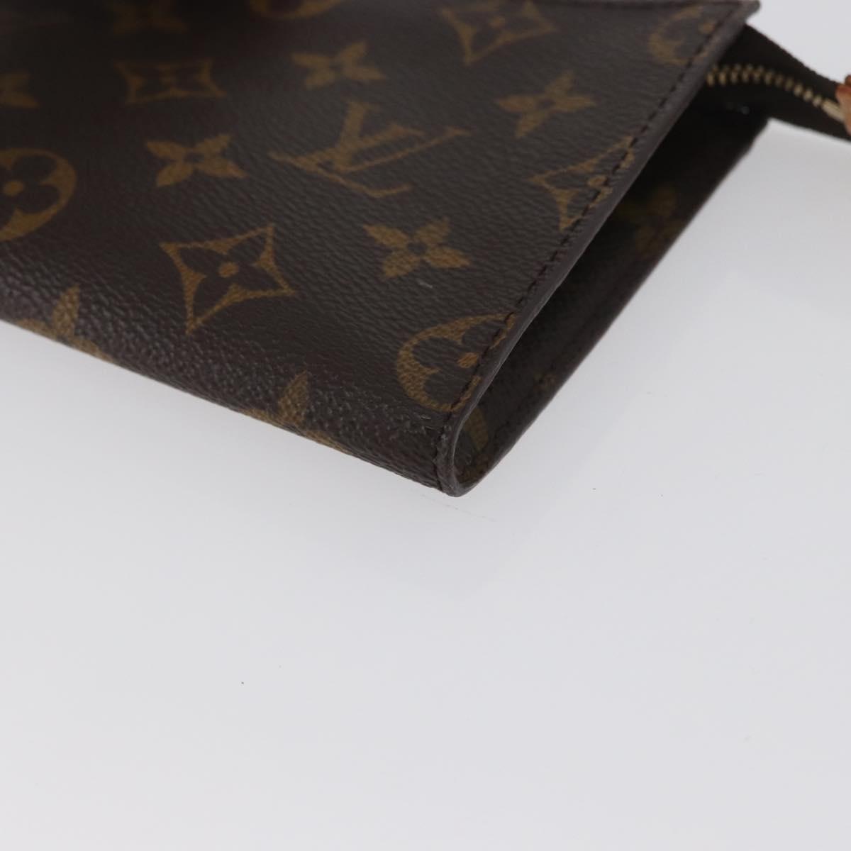 LOUIS VUITTON Monogram Bucket PM Accessory Pouch LV Auth 172466