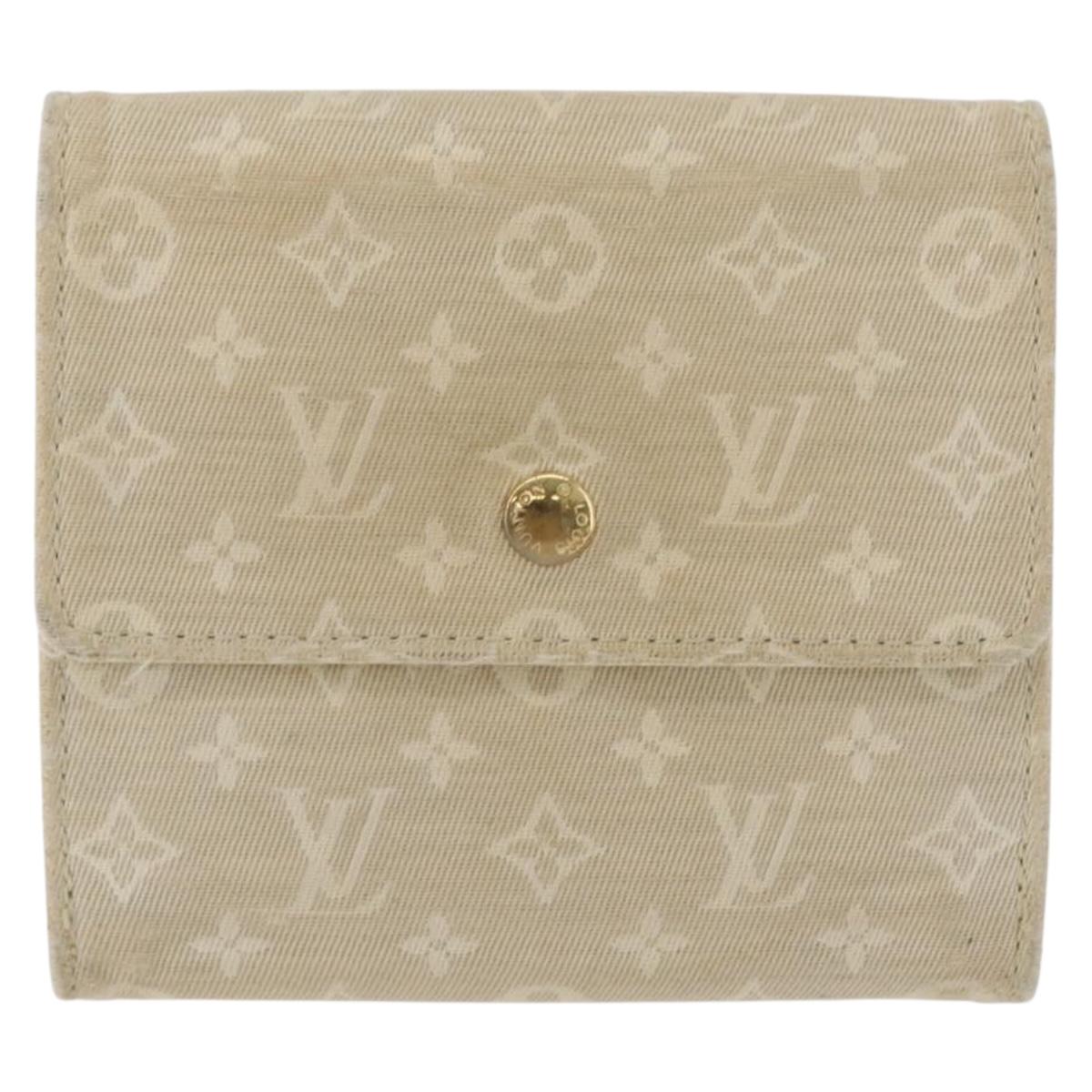 LOUIS VUITTON Mini Porte Monnaie Billets Cartes Credit Wallet M95309 Auth 172467