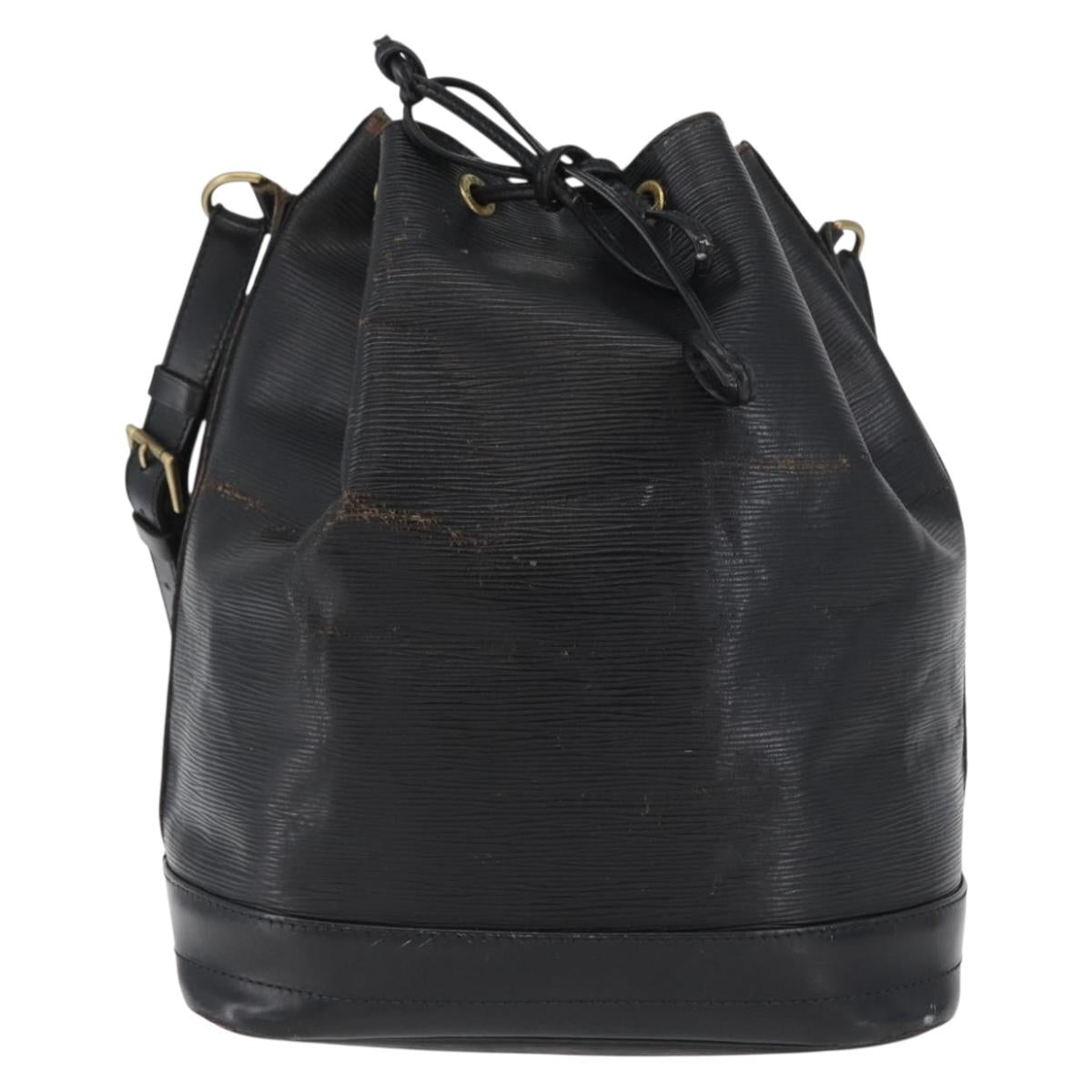 LOUIS VUITTON Epi Noe Shoulder Bag Black M44002 LV Auth 172470