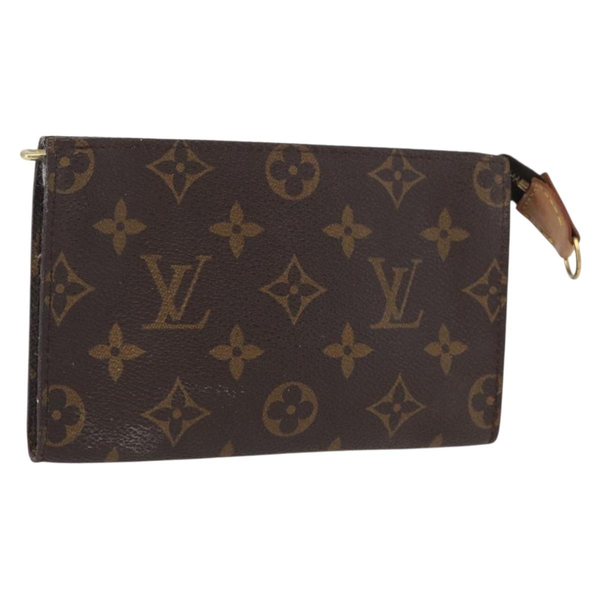 LOUIS VUITTON Monogram Bucket PM Accessory Pouch LV Auth 172490
