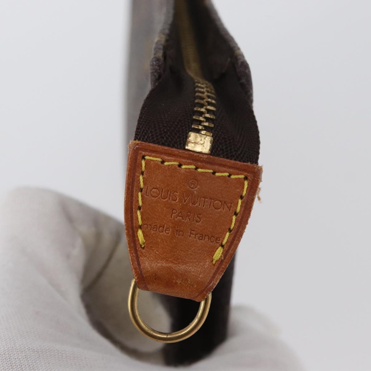 LOUIS VUITTON Monogram Bucket PM Accessory Pouch LV Auth 172492