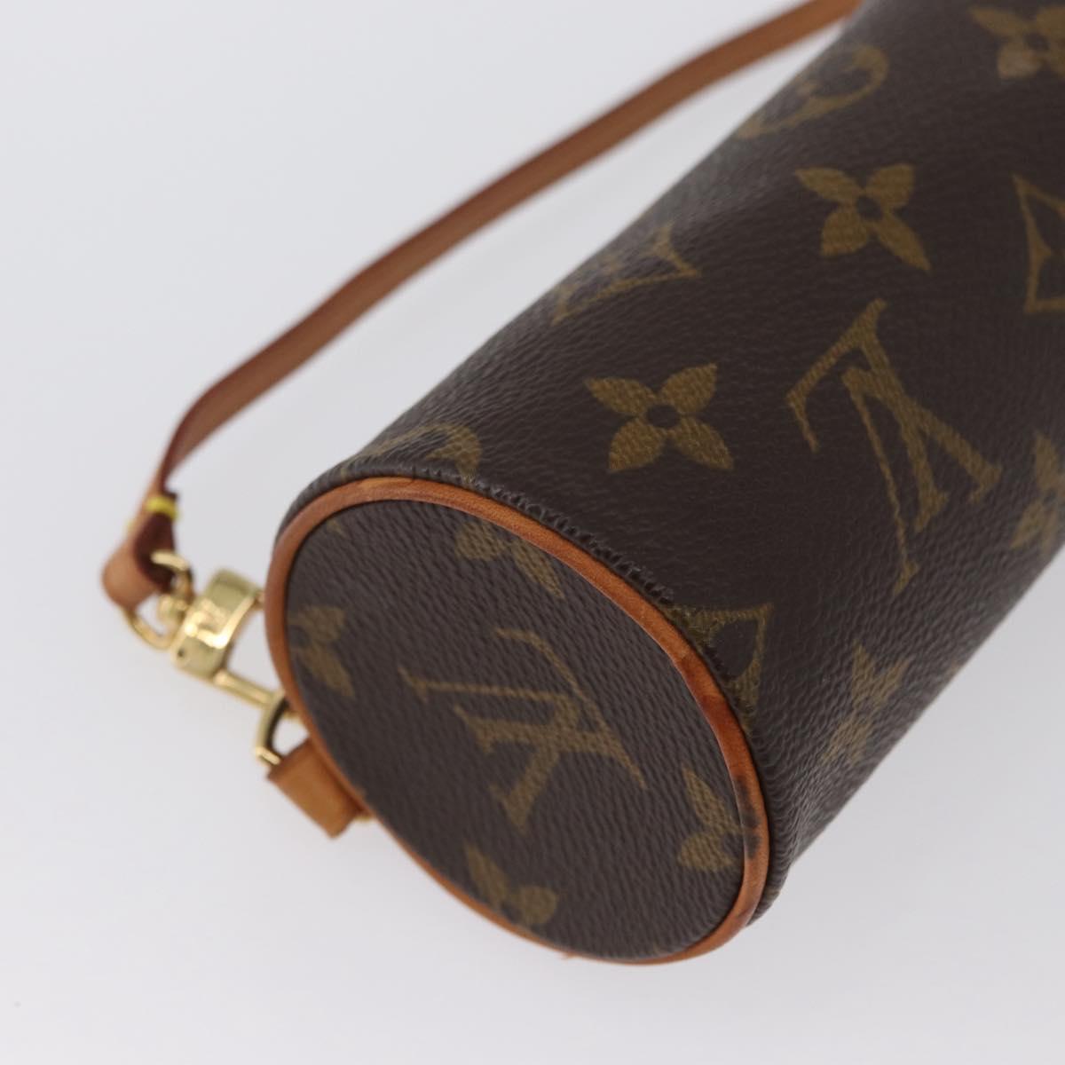 LOUIS VUITTON Monogram Papillon Pouch LV Auth 172495