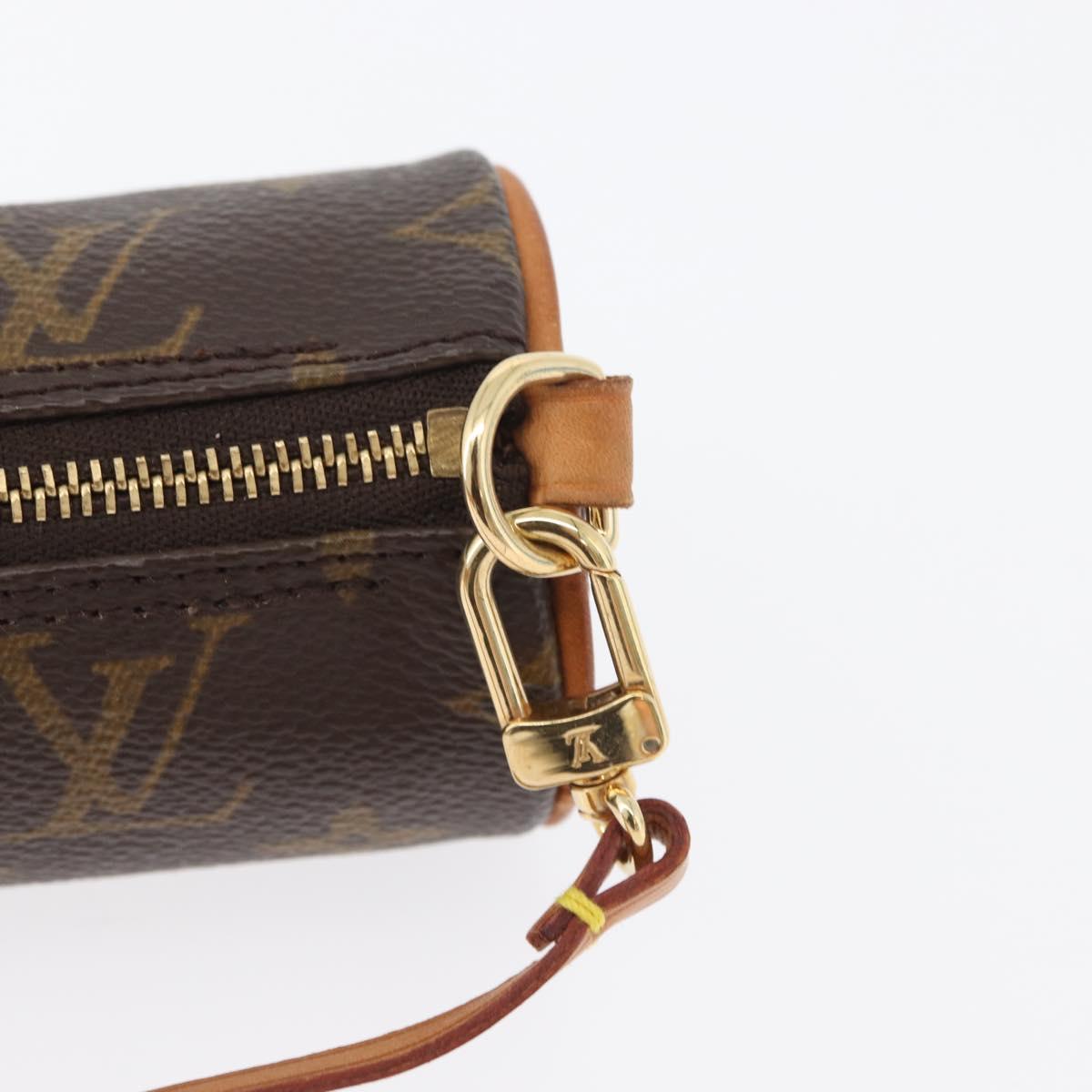 LOUIS VUITTON Monogram Papillon Pouch LV Auth 172495